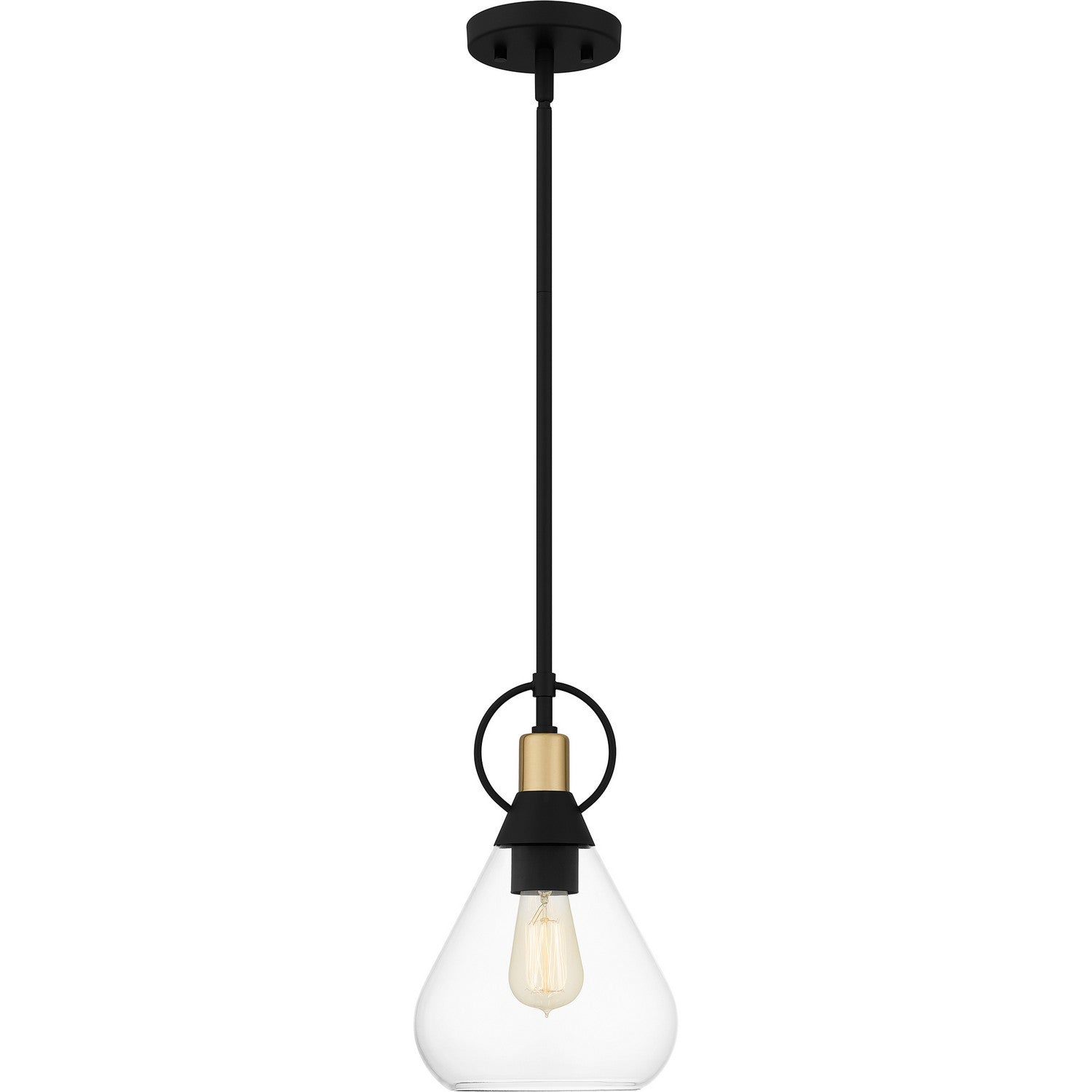Quoizel - QPP6187MBK - One Light Mini Pendant - Quoizel Piccolo Pendant - Matte Black