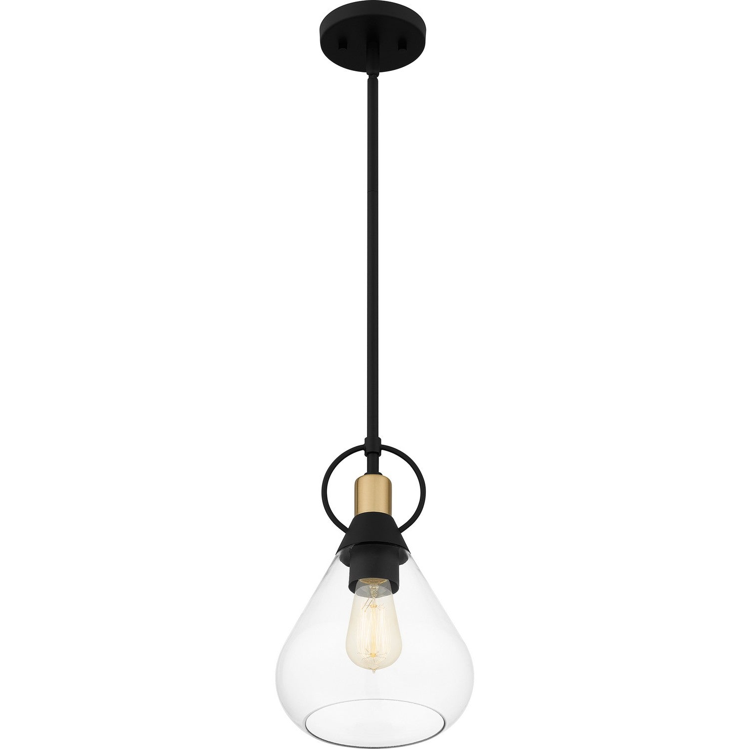 Quoizel - QPP6187MBK - One Light Mini Pendant - Quoizel Piccolo Pendant - Matte Black