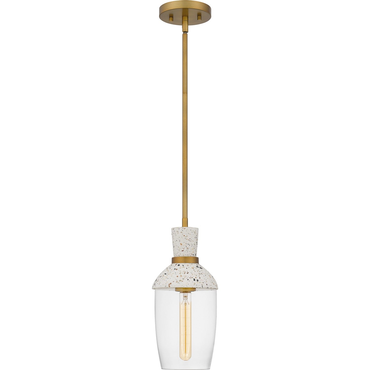 Quoizel - QPP6189AB - One Light Mini Pendant - Quoizel Piccolo Pendant - Aged Brass