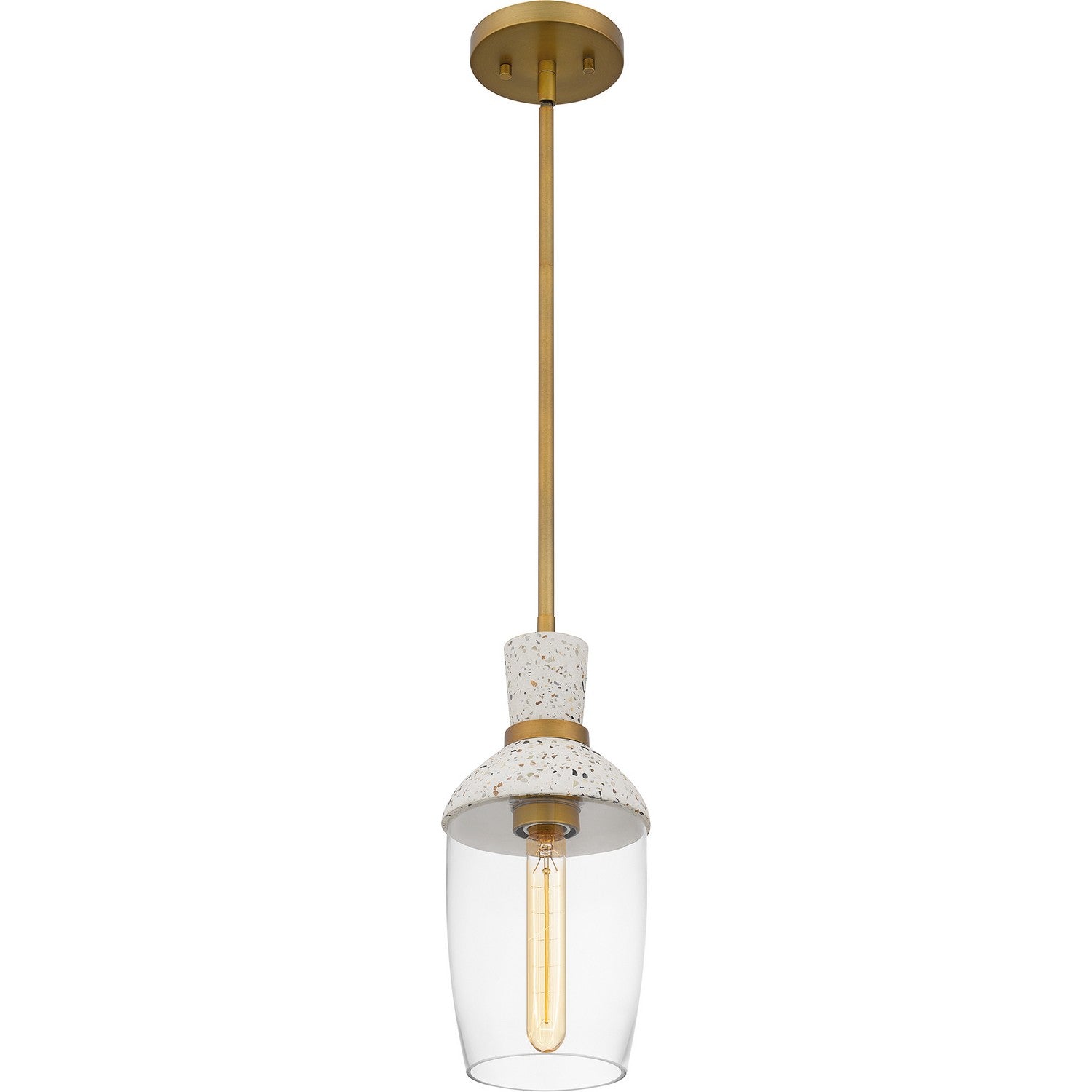 Quoizel - QPP6189AB - One Light Mini Pendant - Quoizel Piccolo Pendant - Aged Brass