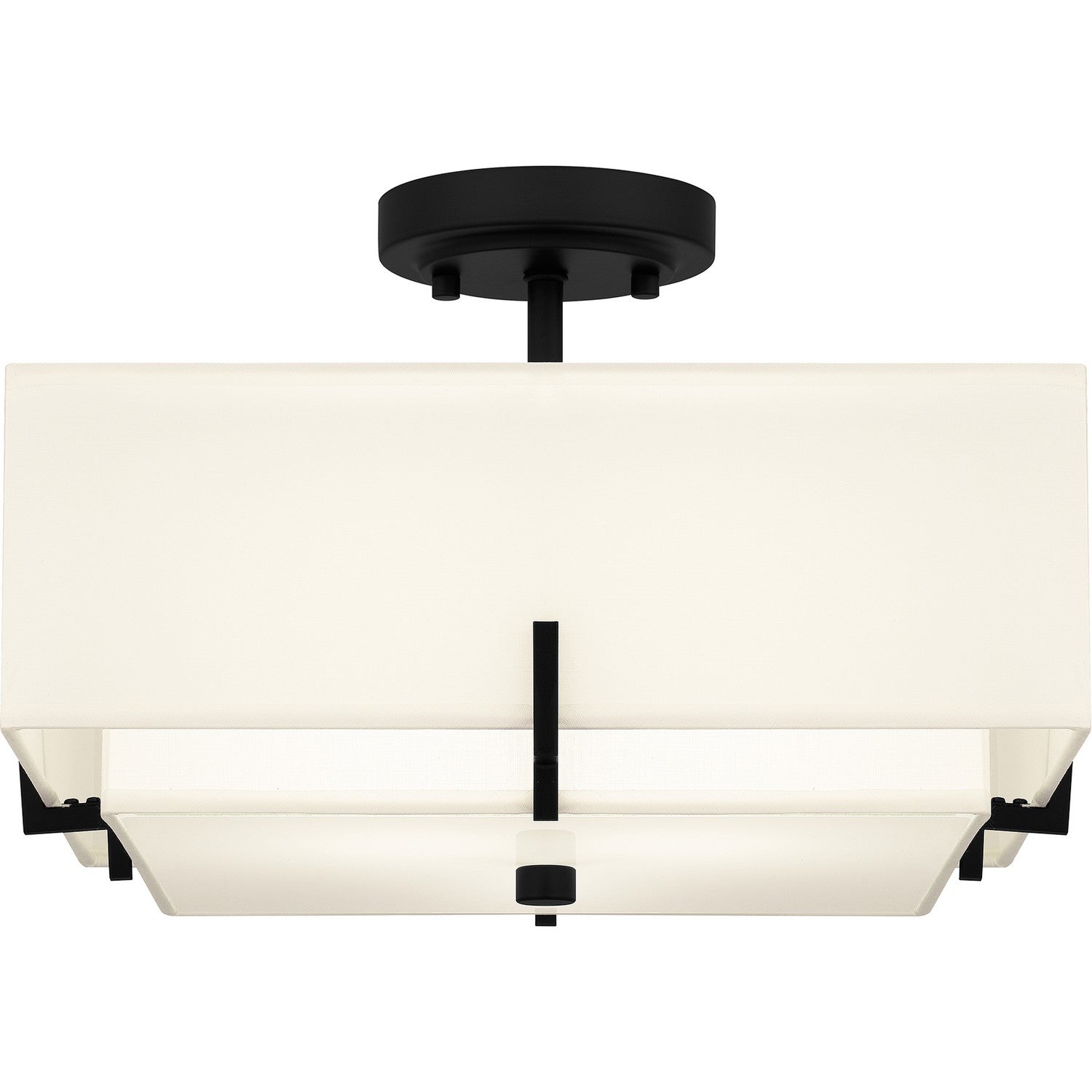 Quoizel - QSF6178MBK - Two Light Semi Flush Mount - Quoizel Semi-Flush Mount - Matte Black