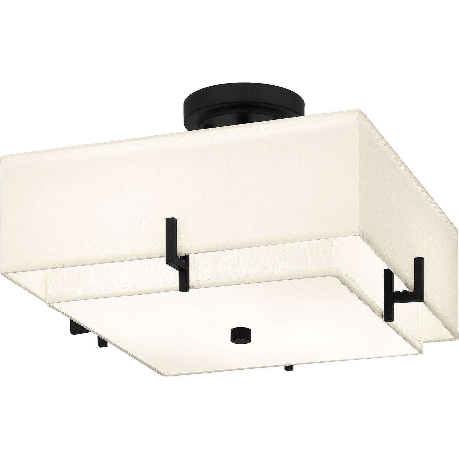 Quoizel - QSF6178MBK - Two Light Semi Flush Mount - Quoizel Semi-Flush Mount - Matte Black