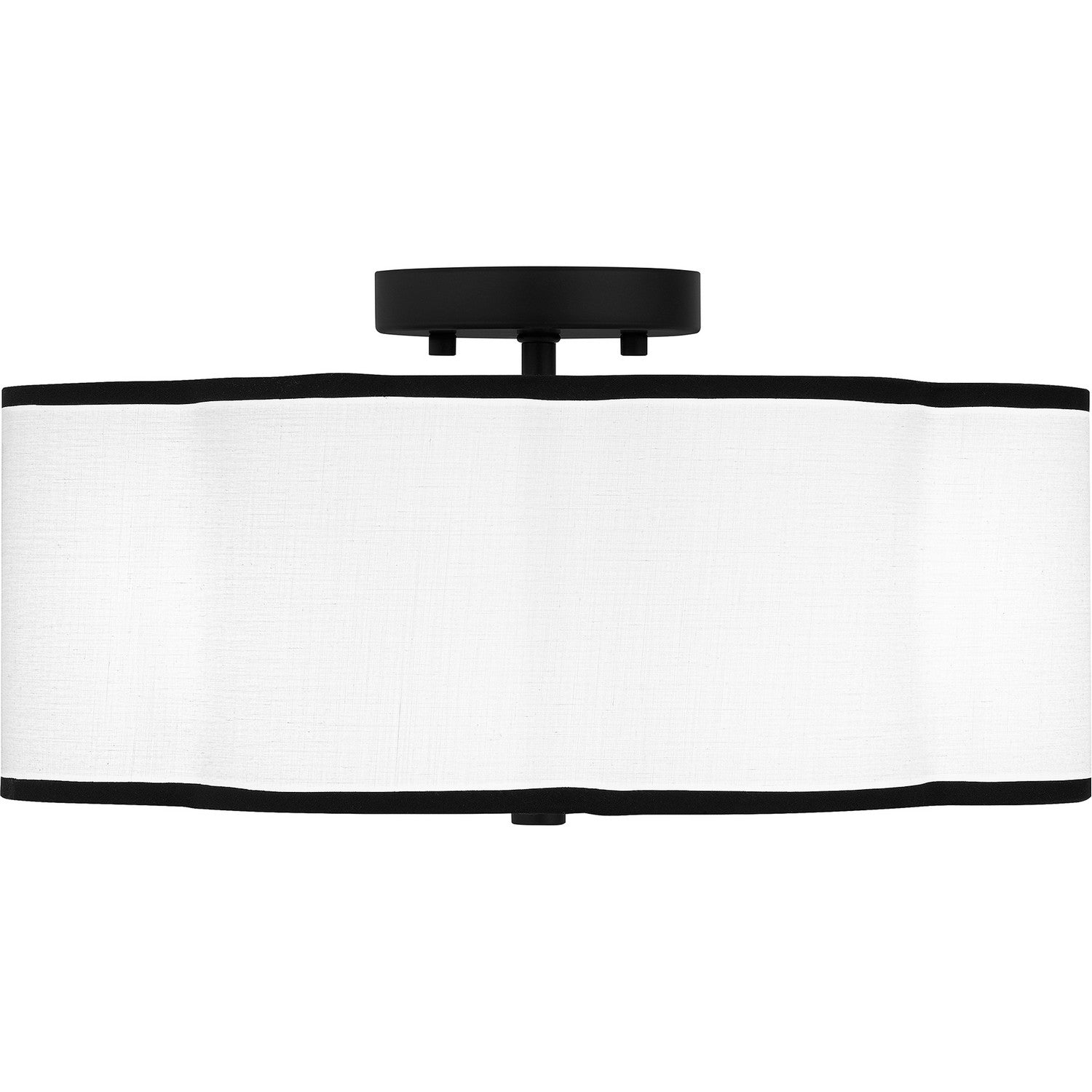 Quoizel - QSF6179MBK - Four Light Semi Flush Mount - Quoizel Semi-Flush Mount - Matte Black