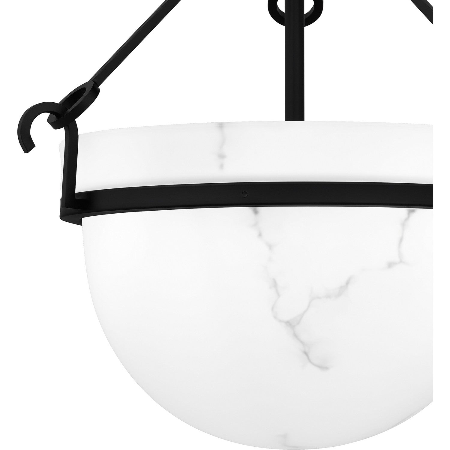 Quoizel - QSF6185MBK - Three Light Semi Flush Mount - Quoizel Semi-Flush Mount - Matte Black