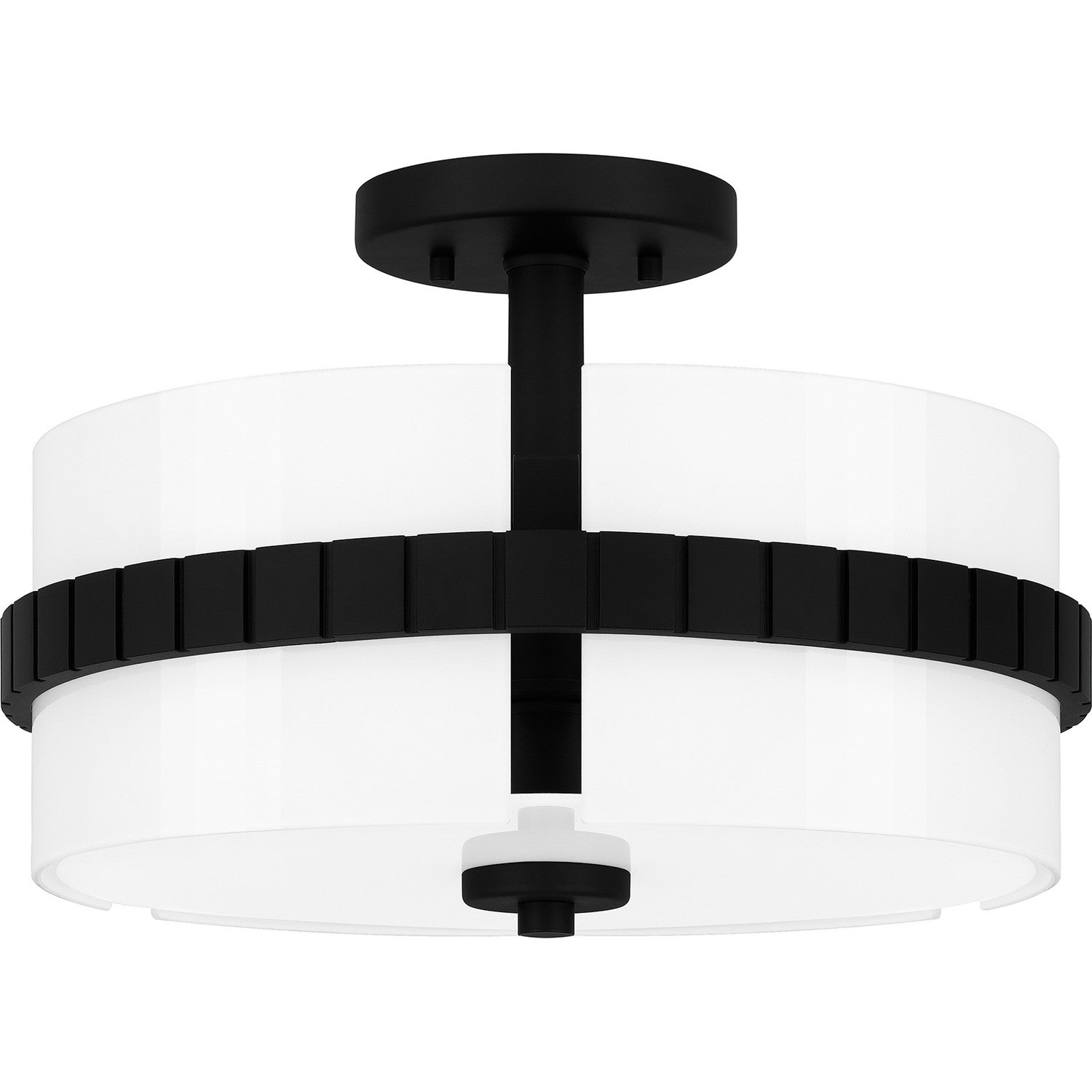Quoizel - QSF6195MBK - Two Light Semi Flush Mount - Quoizel Semi-Flush Mount - Matte Black