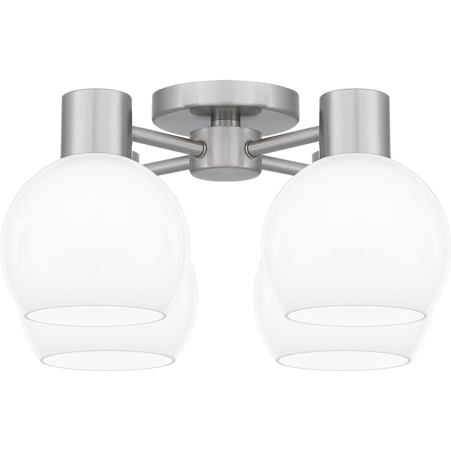 Quoizel - QSF6199BN - Four Light Semi Flush Mount - Quoizel Semi-Flush Mount - Brushed Nickel