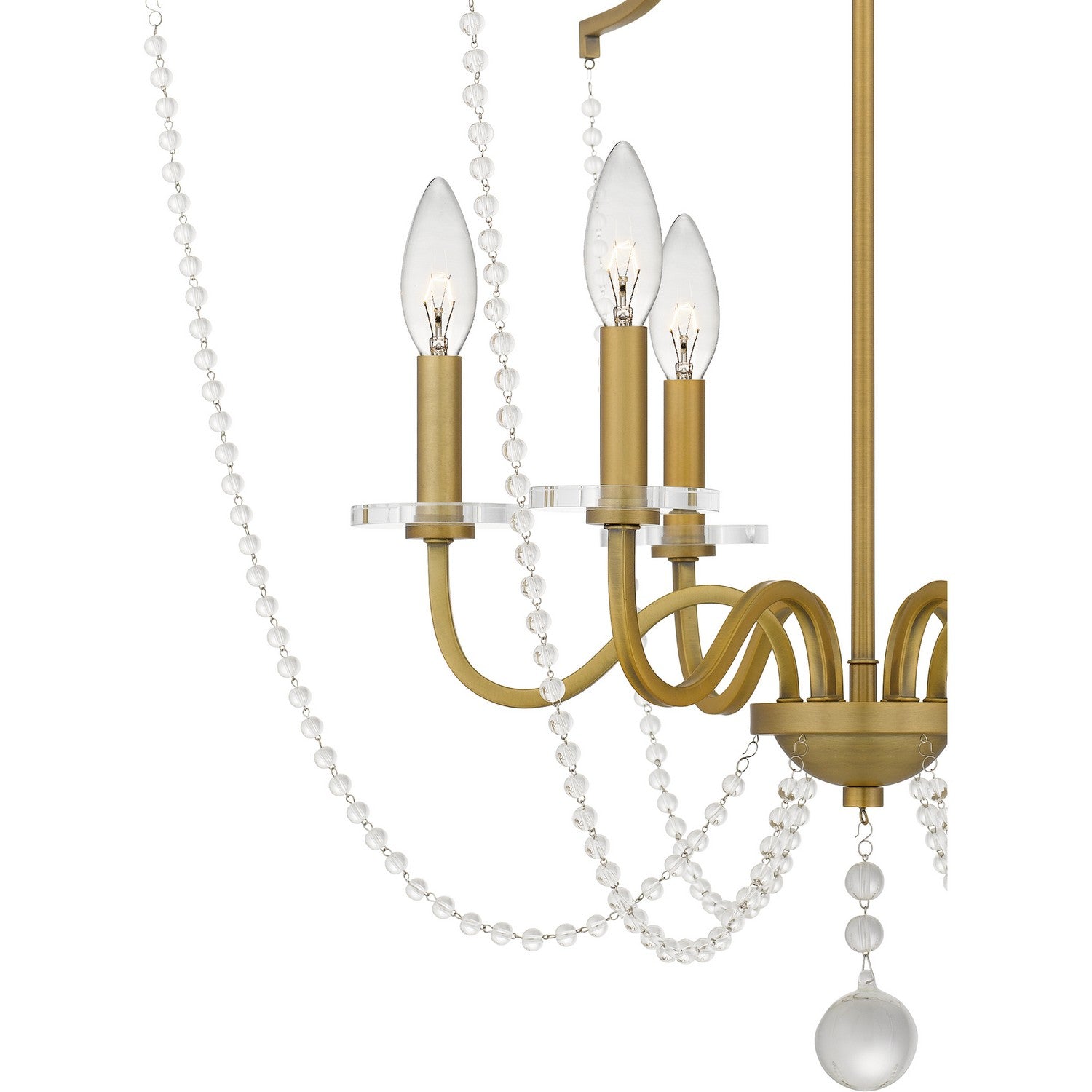 Quoizel - SDY5028AB - Six Light Chandelier - Sunday - Aged Brass