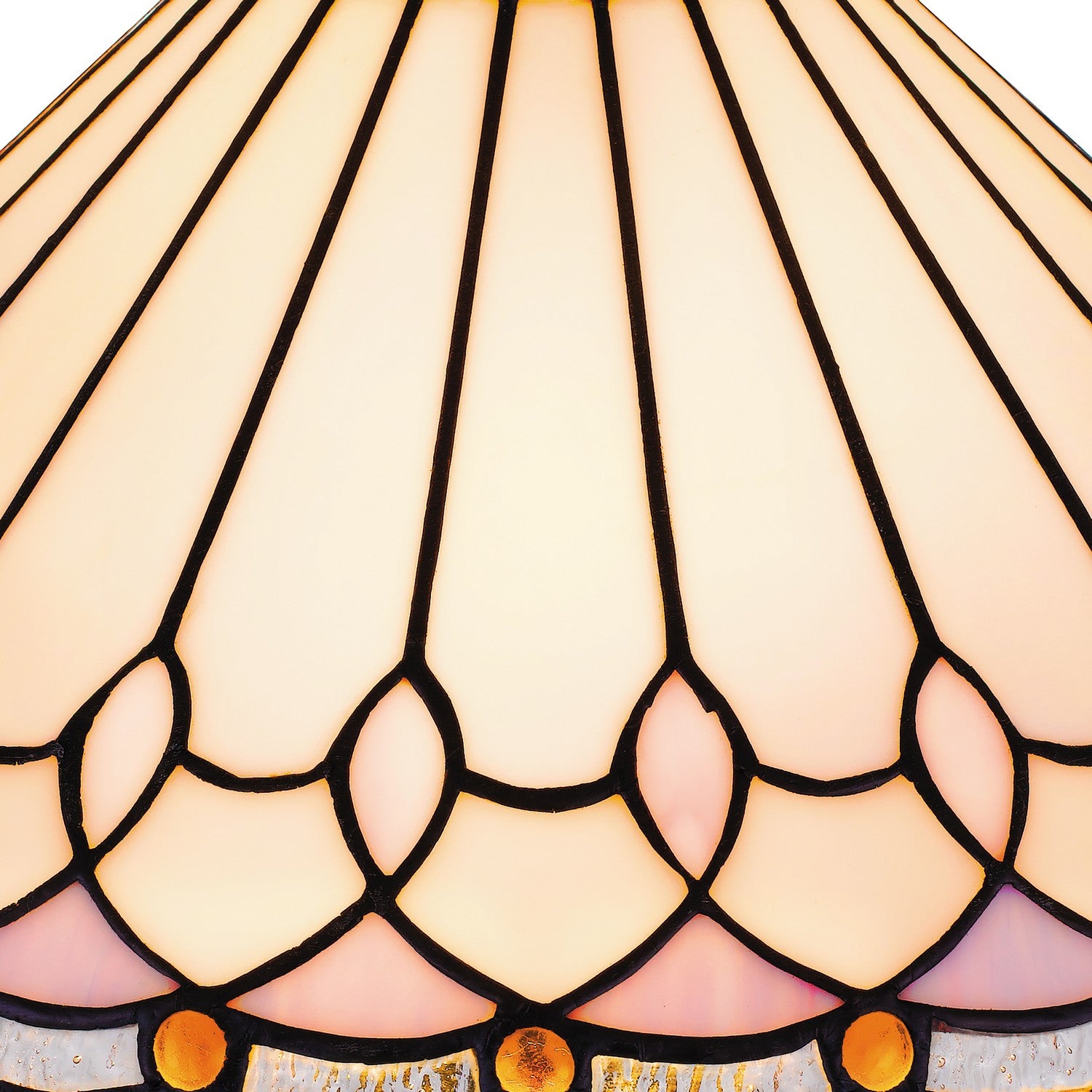 Quoizel - TF6149MBK - Two Light Table Lamp - Tiffany - Matte Black