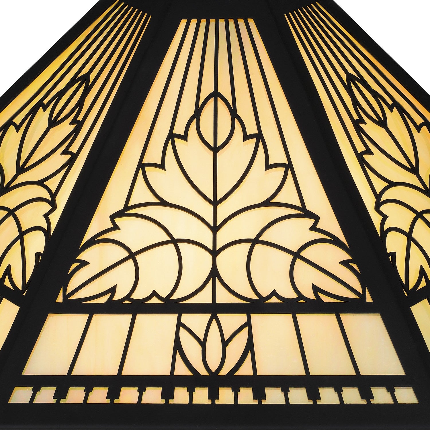 Quoizel - TF6151MBK - Two Light Table Lamp - Tiffany - Matte Black