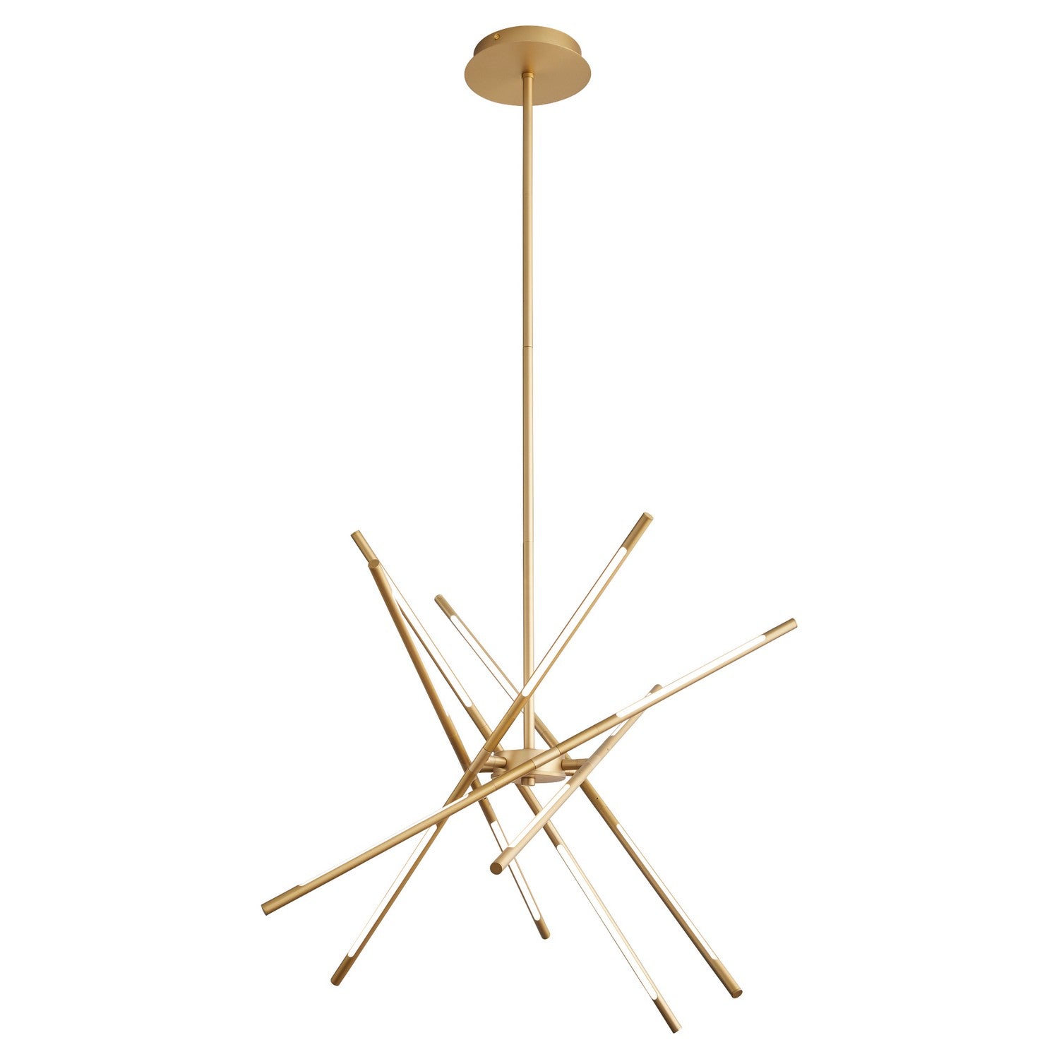Quorum - 3-803-40 - LED Pendant - Palillos - Aged Brass