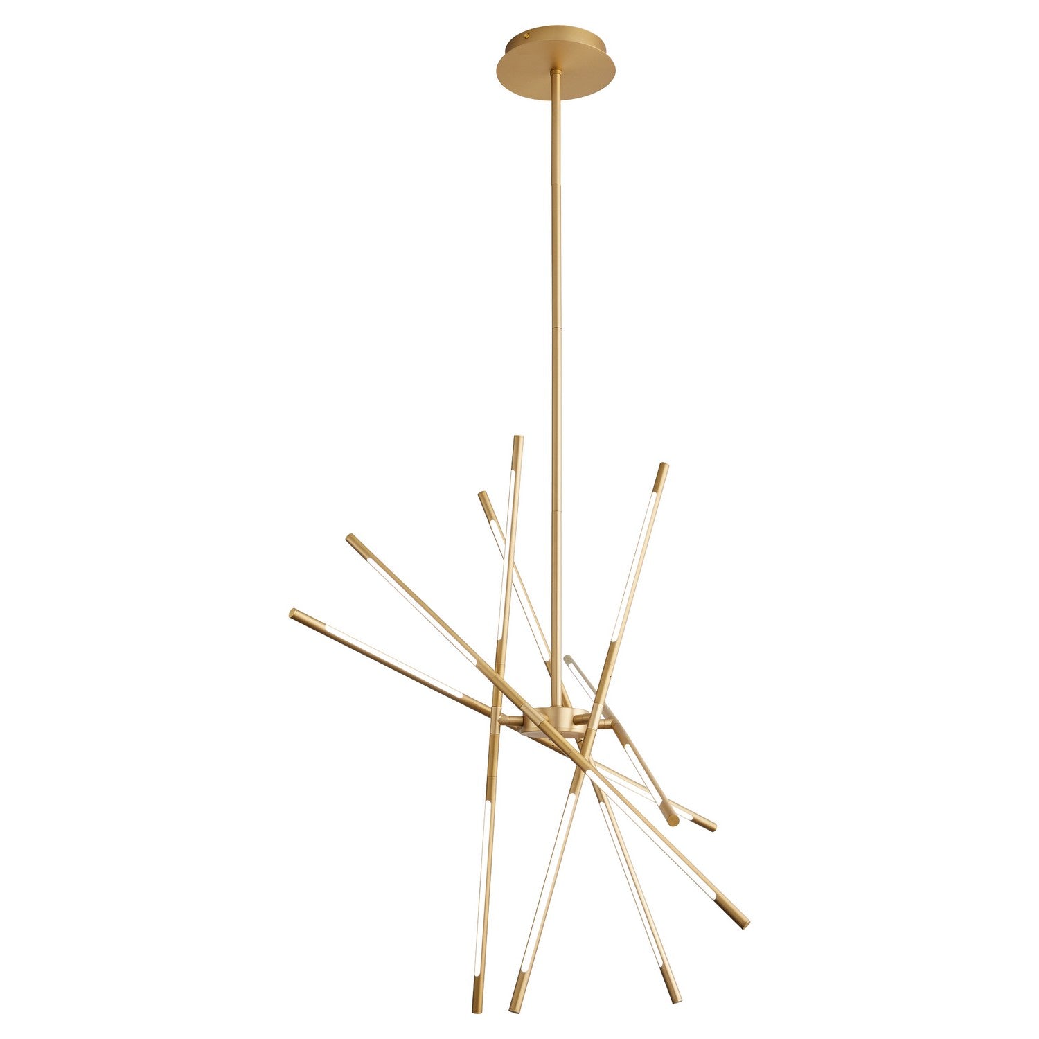 Quorum - 3-803-40 - LED Pendant - Palillos - Aged Brass