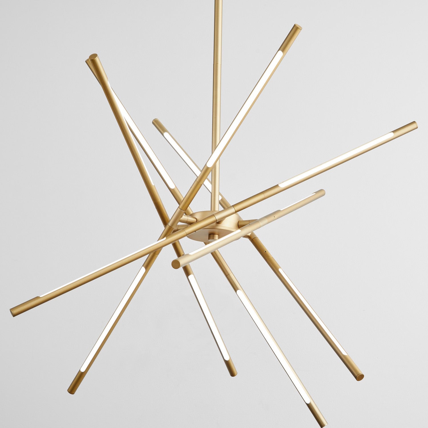 Quorum - 3-803-40 - LED Pendant - Palillos - Aged Brass