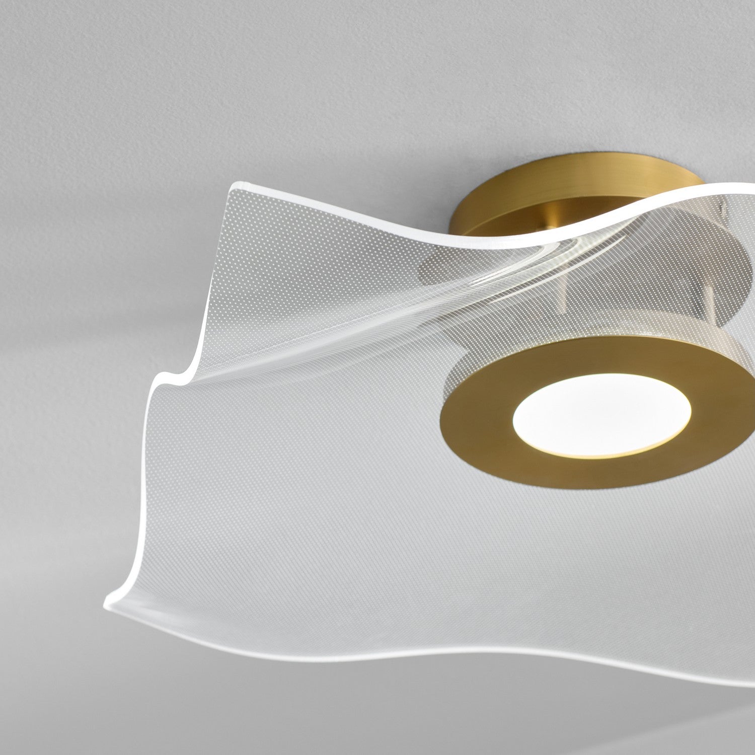 Quorum - 3-807-40 - LED Ceiling Mount - Medusa - Aged Brass