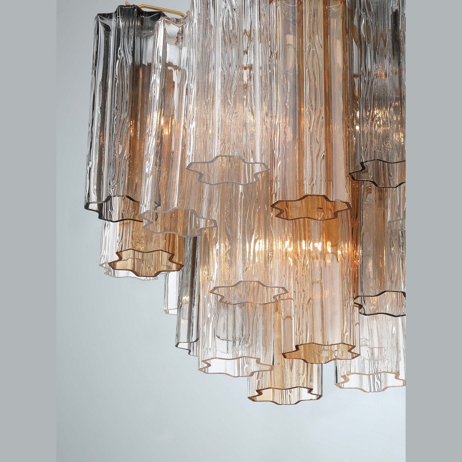 Crystorama - ADD-300-AG-AU - Four Light Chandelier - Addis - Aged Brass