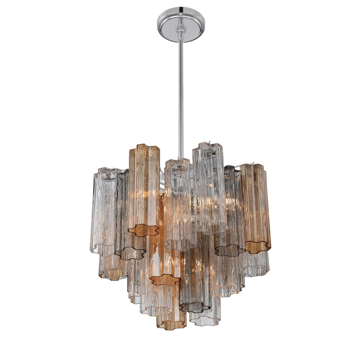 Crystorama - ADD-300-CH-AU - Four Light Chandelier - Addis - Polished Chrome