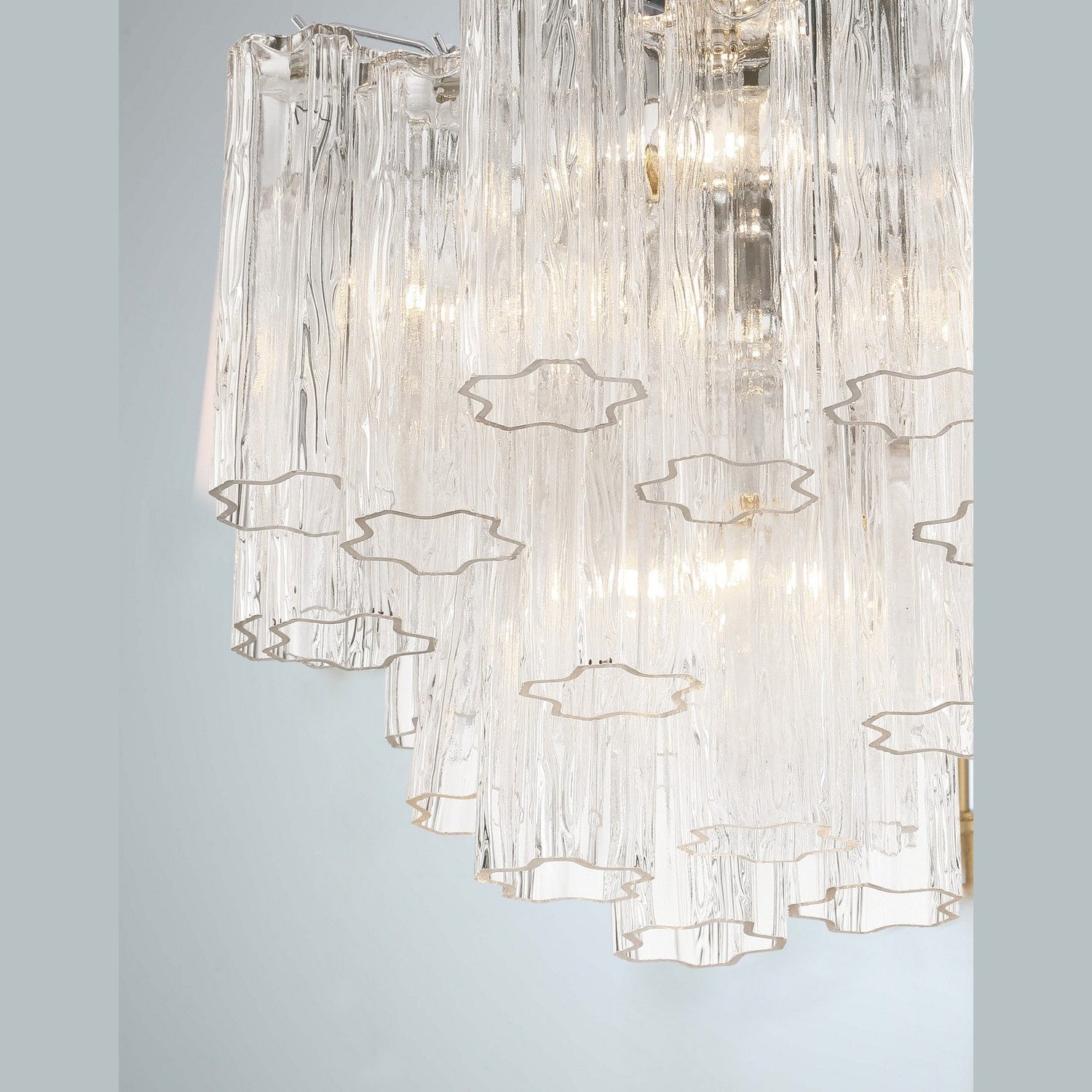 Crystorama - ADD-300-CH-CL_CEILING - Four Light Semi Flush Mount - Addis - Polished Chrome