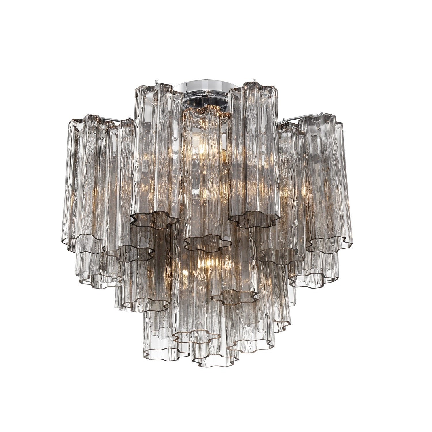Crystorama - ADD-300-CH-SM_CEILING - Four Light Semi Flush Mount - Addis - Polished Chrome