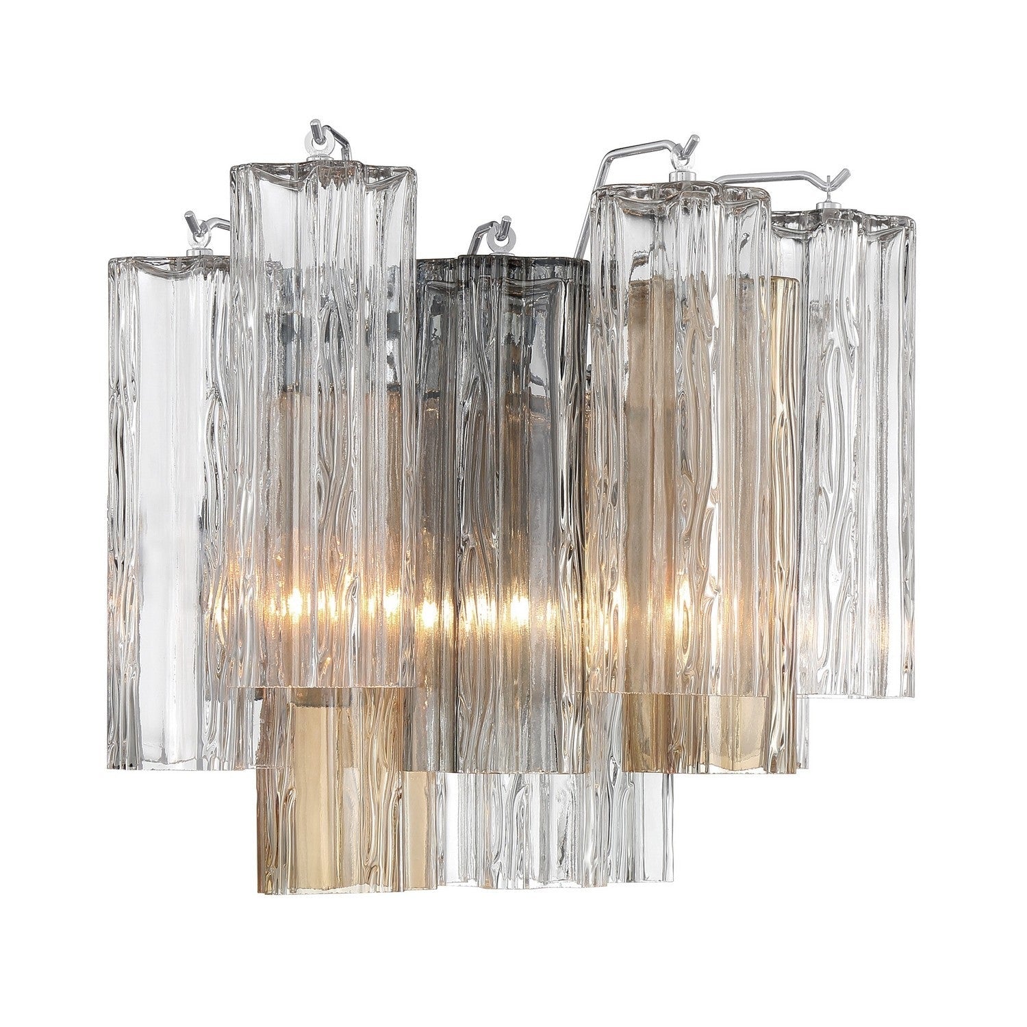 Crystorama - ADD-302-CH-AU - Two Light Wall Sconce - Addis - Polished Chrome
