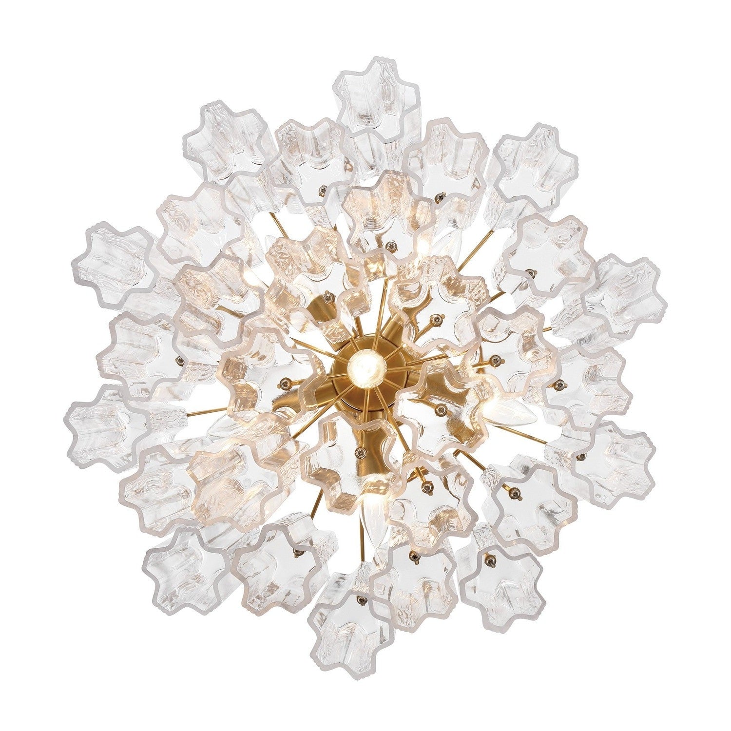 Crystorama - ADD-306-AG-CL - Six Light Chandelier - Addis - Aged Brass