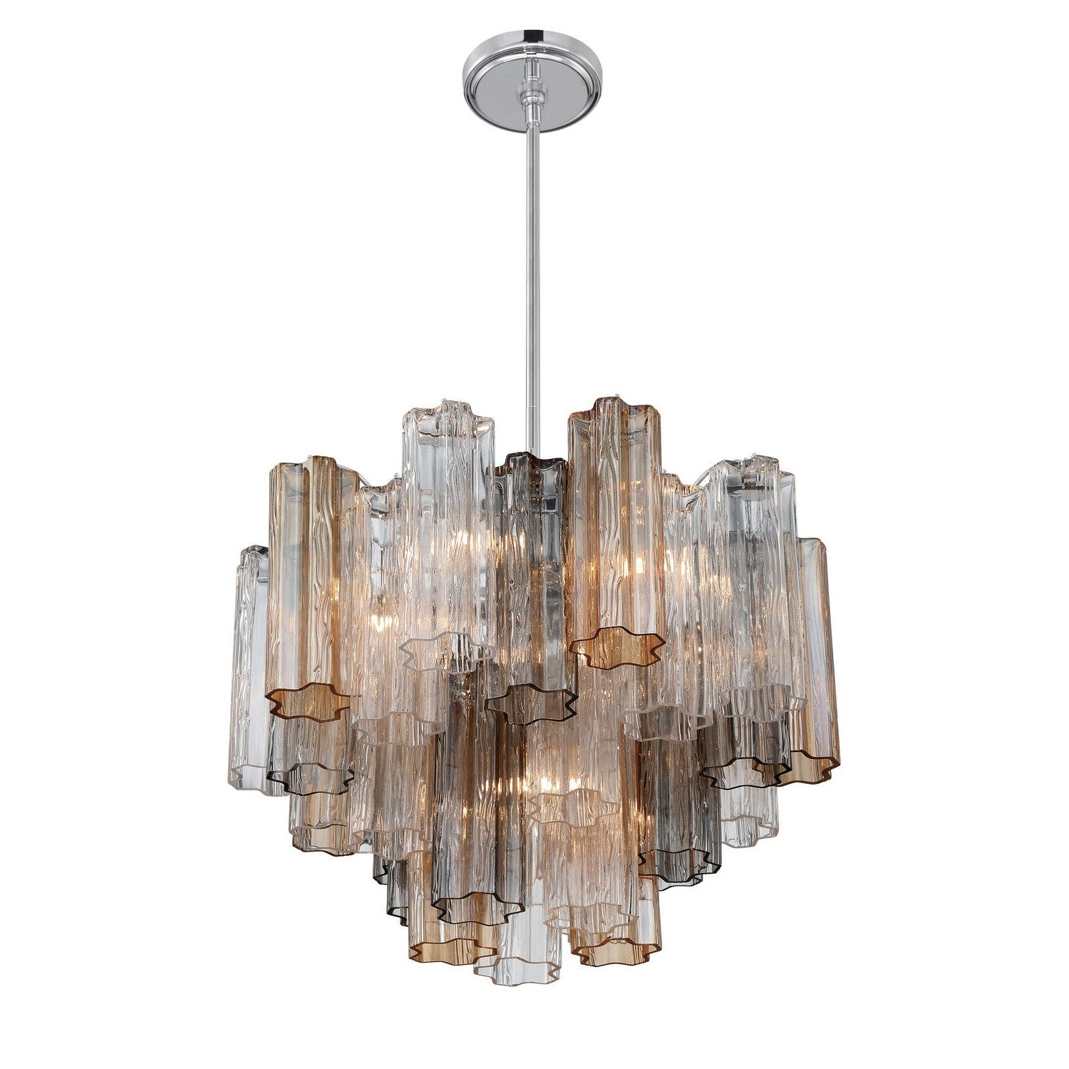 Crystorama - ADD-306-CH-AU - Six Light Chandelier - Addis - Polished Chrome