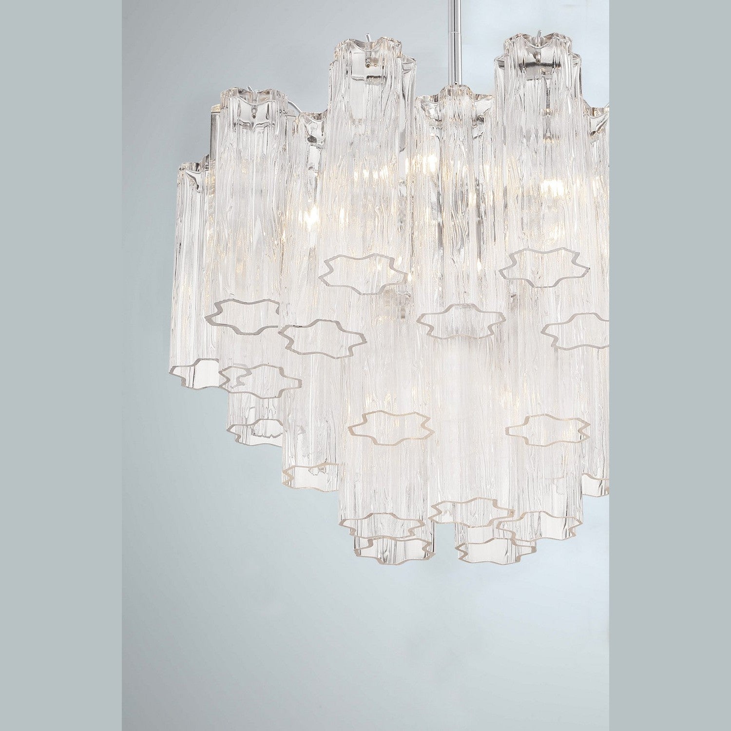 Crystorama - ADD-306-CH-CL - Six Light Chandelier - Addis - Polished Chrome