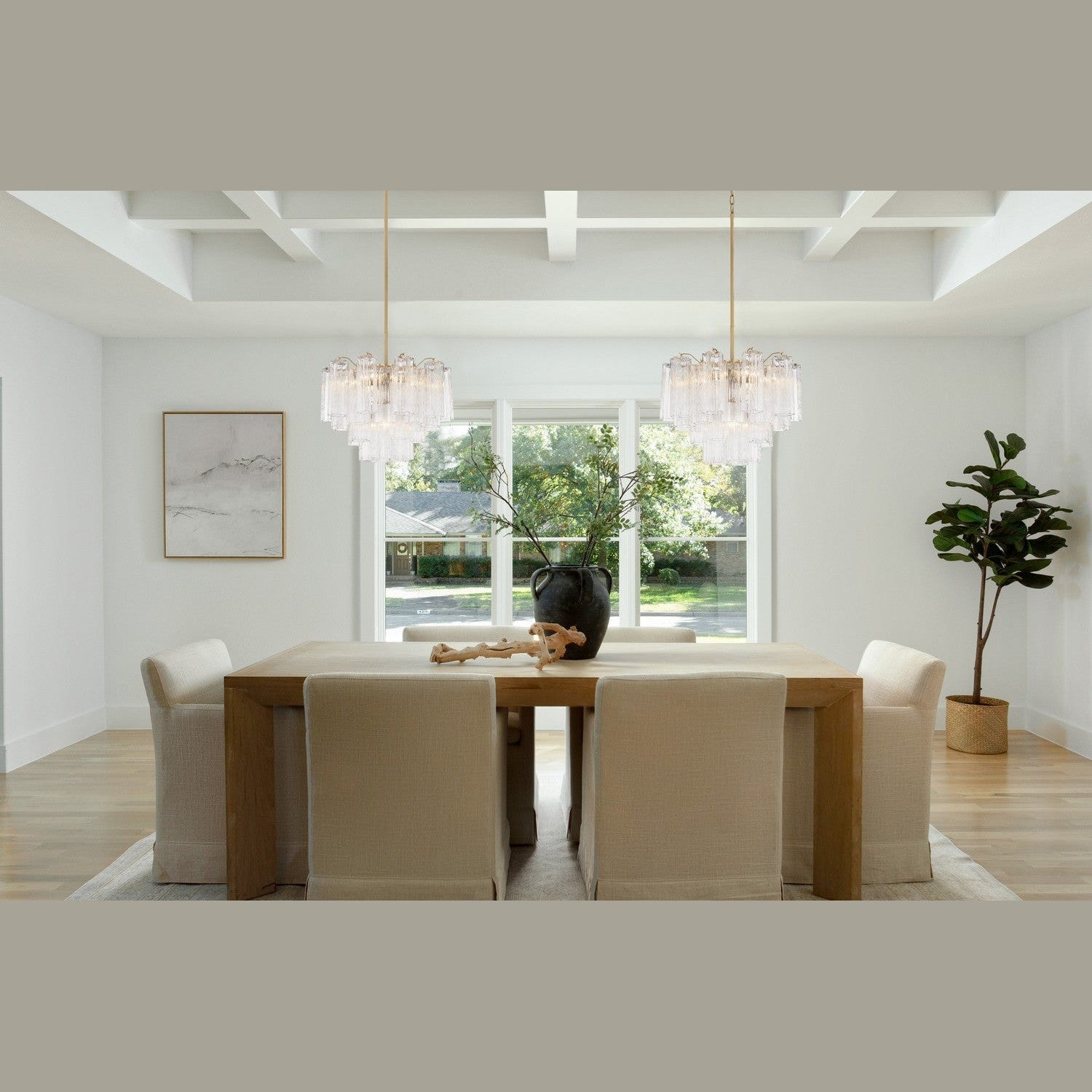 Crystorama - ADD-306-CH-CL - Six Light Chandelier - Addis - Polished Chrome