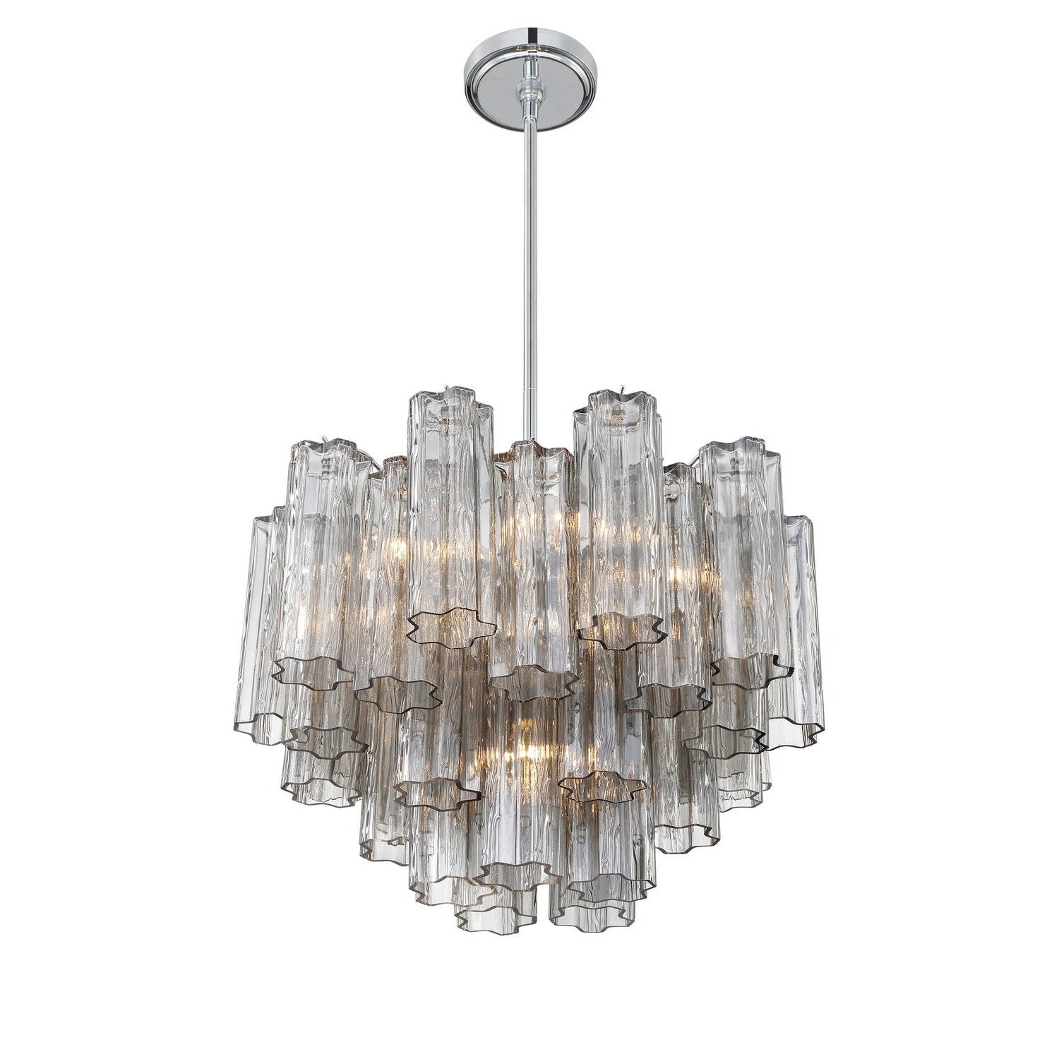 Crystorama - ADD-306-CH-SM - Six Light Chandelier - Addis - Polished Chrome