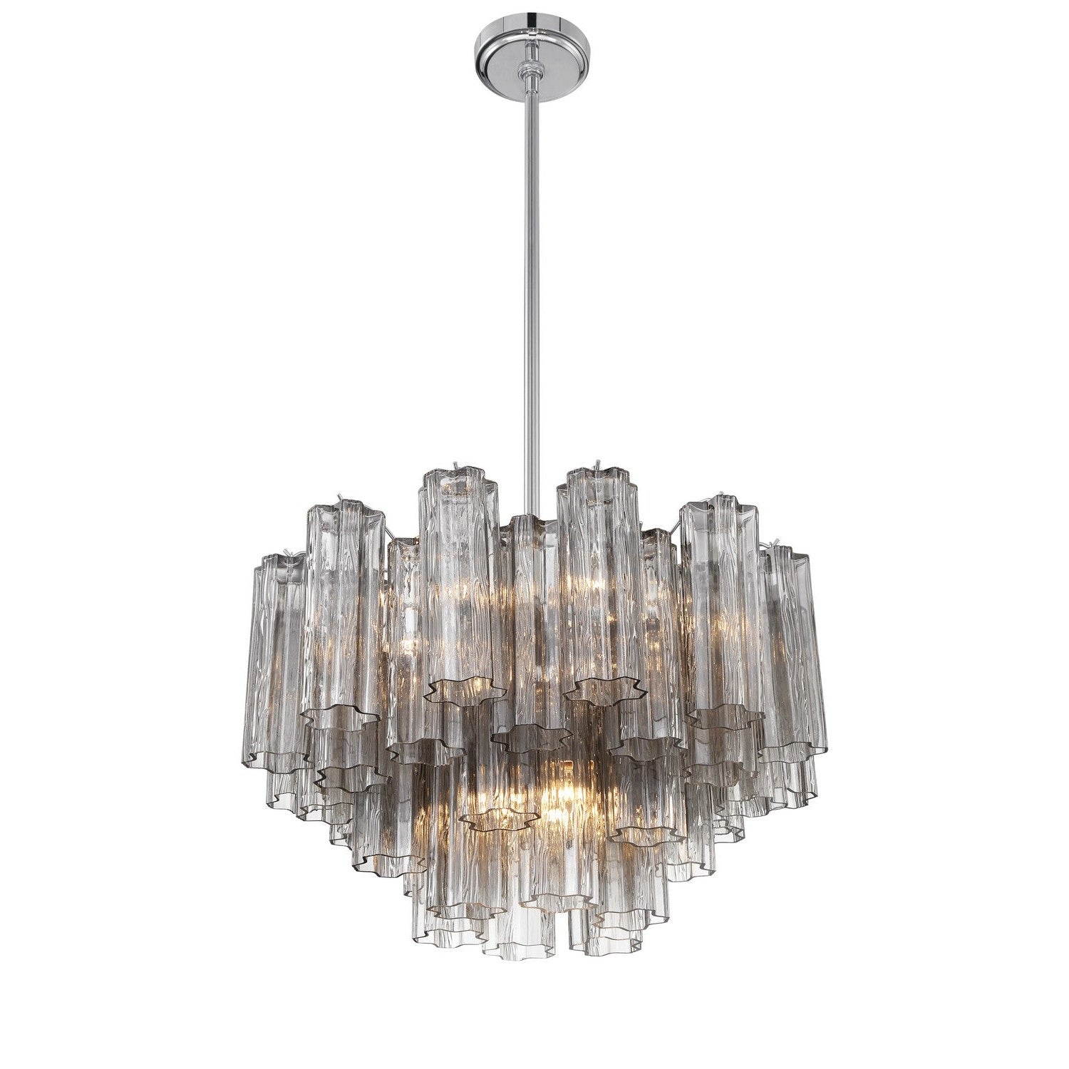 Crystorama - ADD-308-CH-SM - Nine Light Chandelier - Addis - Polished Chrome