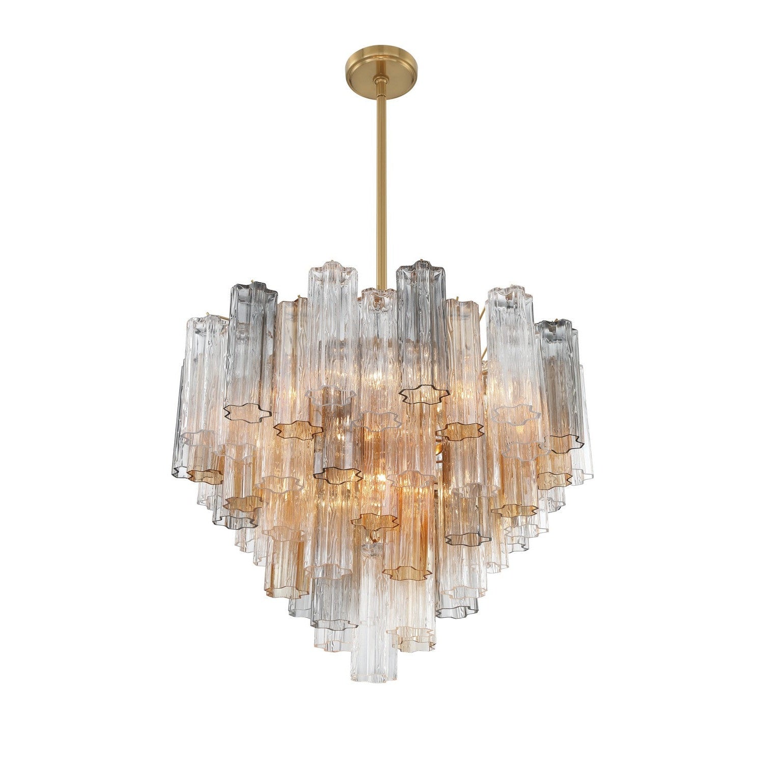Crystorama - ADD-312-AG-AU - 12 Light Chandelier - Addis - Aged Brass