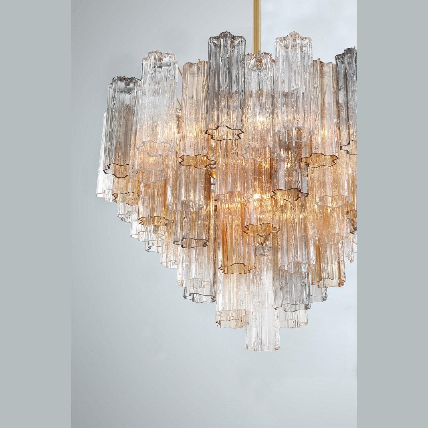 Crystorama - ADD-312-AG-AU - 12 Light Chandelier - Addis - Aged Brass