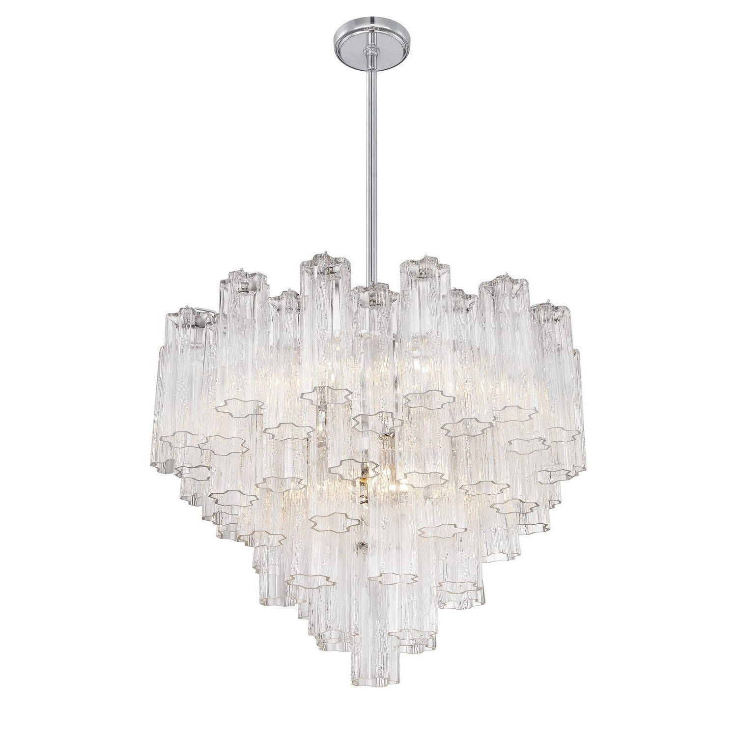 Crystorama - ADD-312-CH-CL - 12 Light Chandelier - Addis - Polished Chrome
