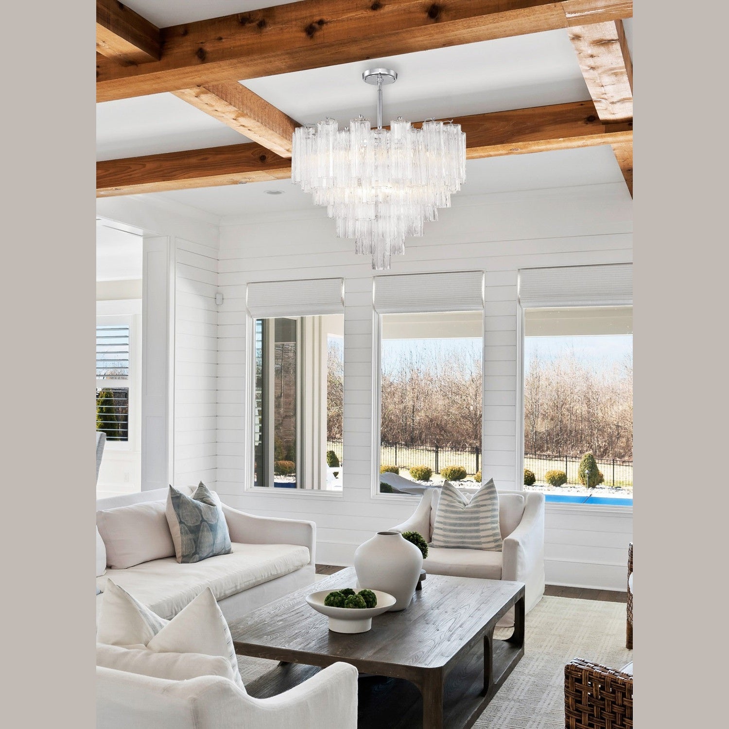 Crystorama - ADD-312-CH-CL - 12 Light Chandelier - Addis - Polished Chrome