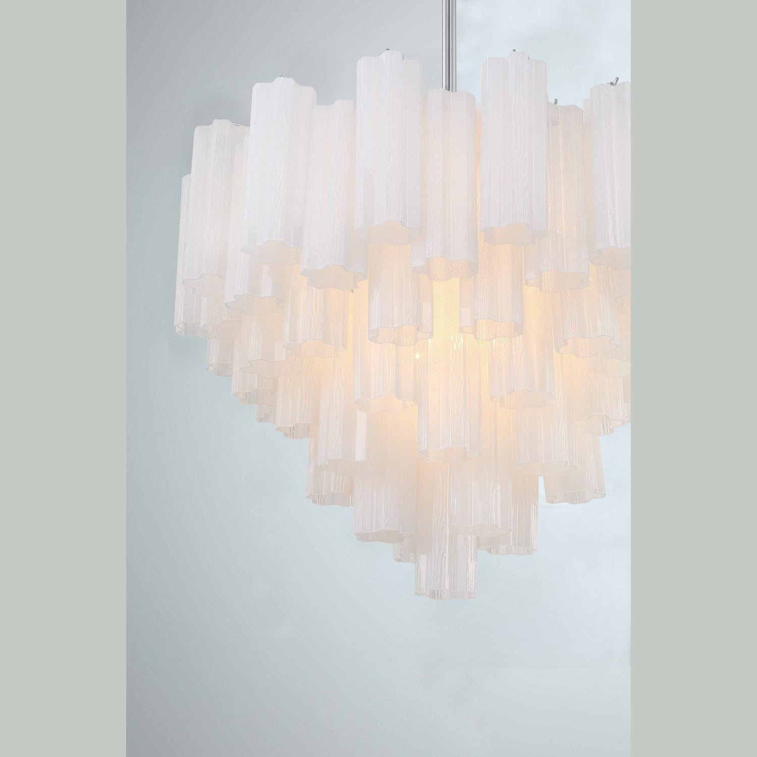 Crystorama - ADD-312-CH-WH - 12 Light Chandelier - Addis - Polished Chrome