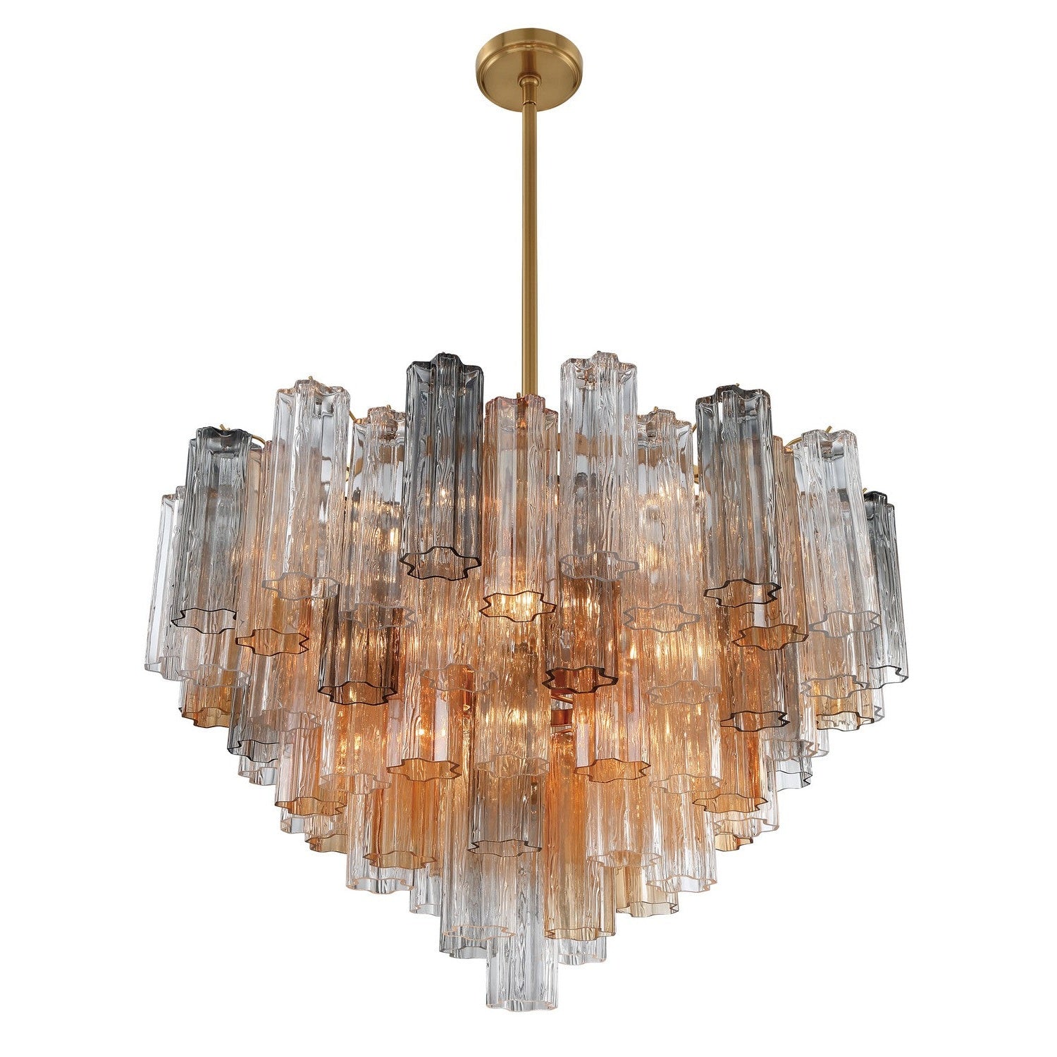 Crystorama - ADD-316-AG-AU - 16 Light Chandelier - Addis - Aged Brass