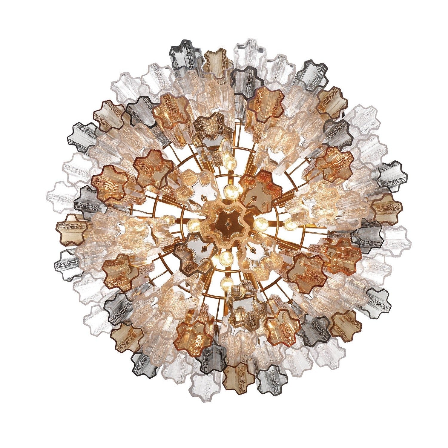 Crystorama - ADD-316-AG-AU - 16 Light Chandelier - Addis - Aged Brass