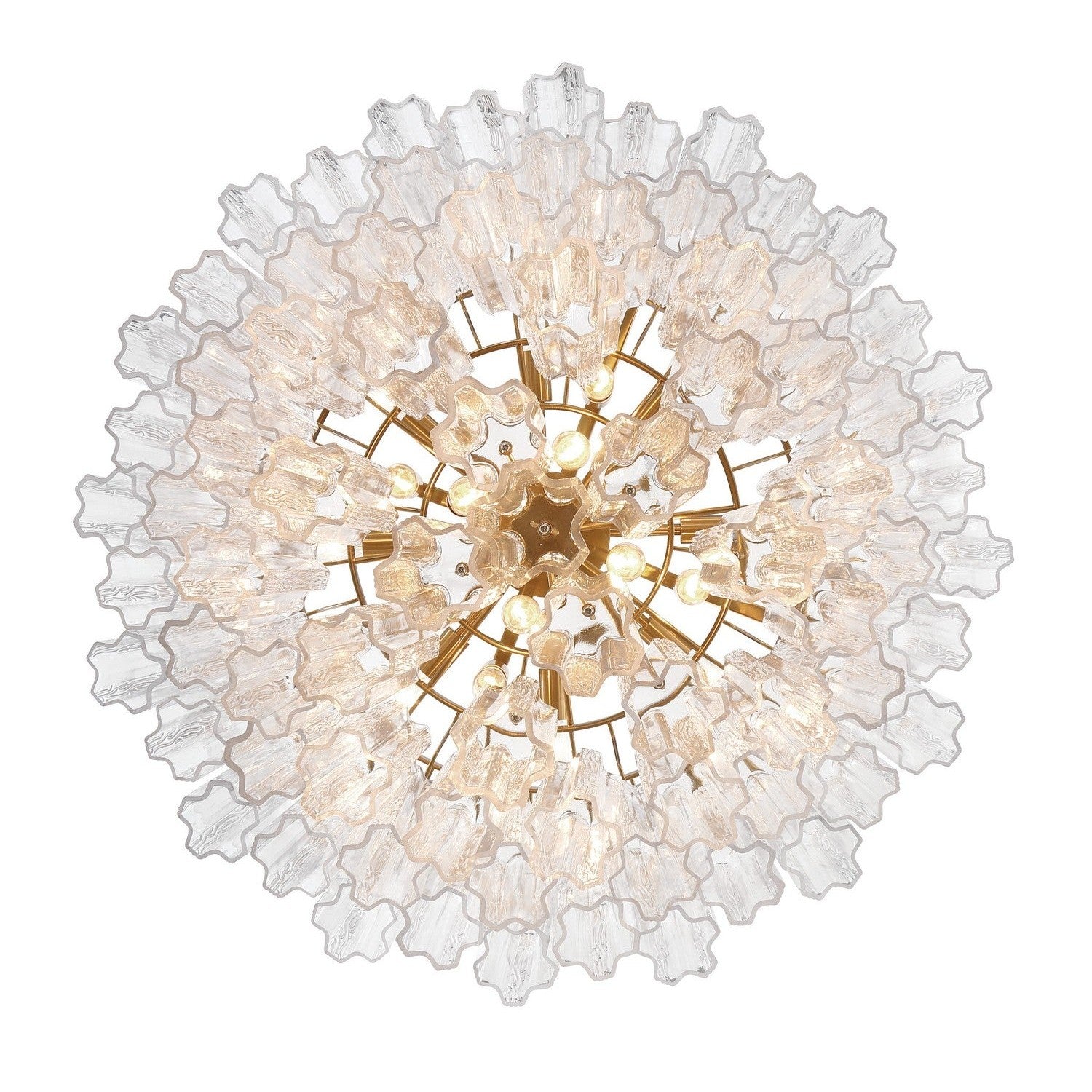 Crystorama - ADD-316-AG-CL - 16 Light Chandelier - Addis - Aged Brass