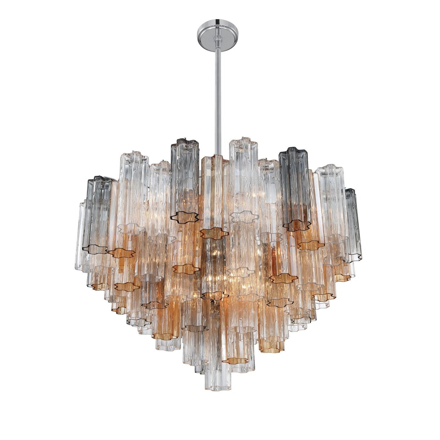 Crystorama - ADD-316-CH-AU - 16 Light Chandelier - Addis - Polished Chrome