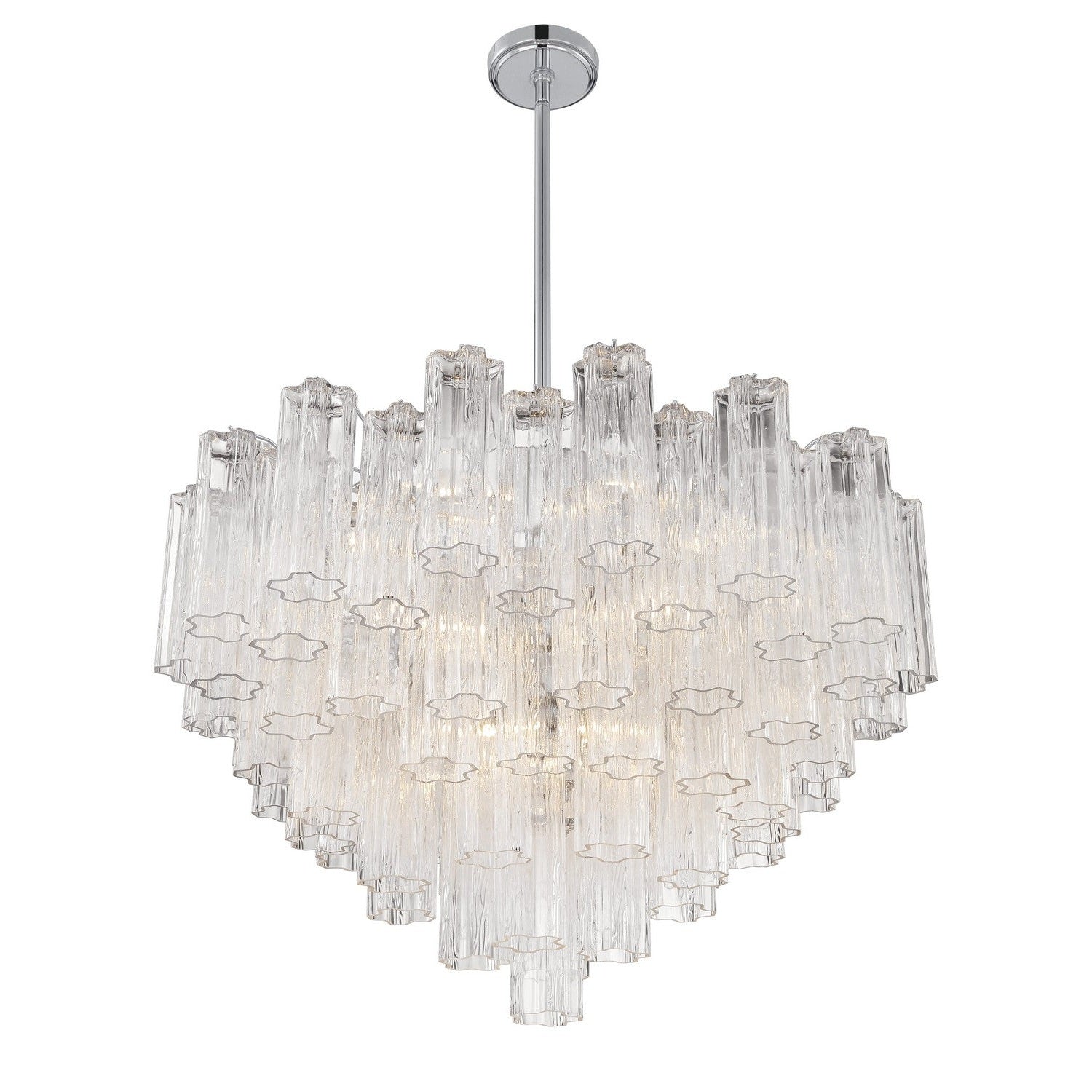 Crystorama - ADD-316-CH-CL - 16 Light Chandelier - Addis - Polished Chrome