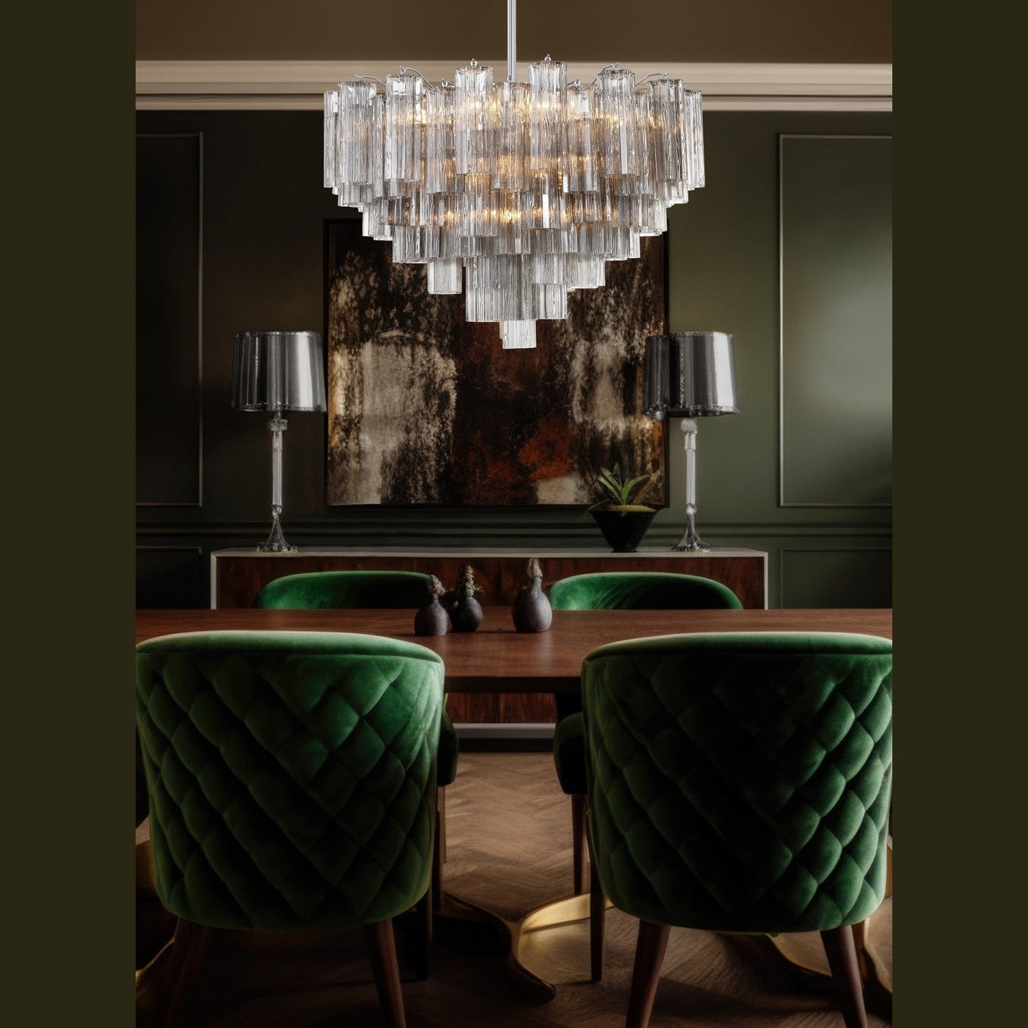 Crystorama - ADD-316-CH-SM - 16 Light Chandelier - Addis - Polished Chrome
