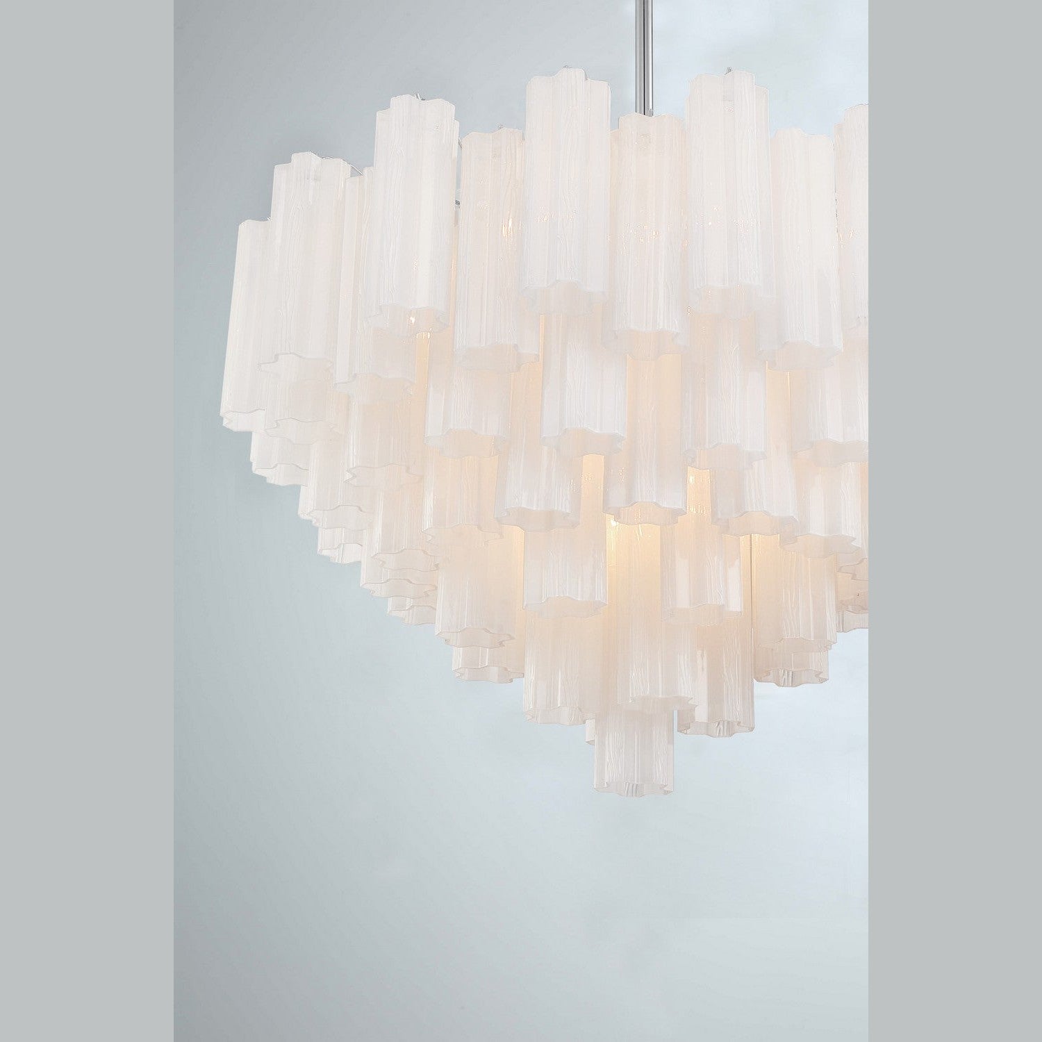 Crystorama - ADD-316-CH-WH - 16 Light Chandelier - Addis - Polished Chrome