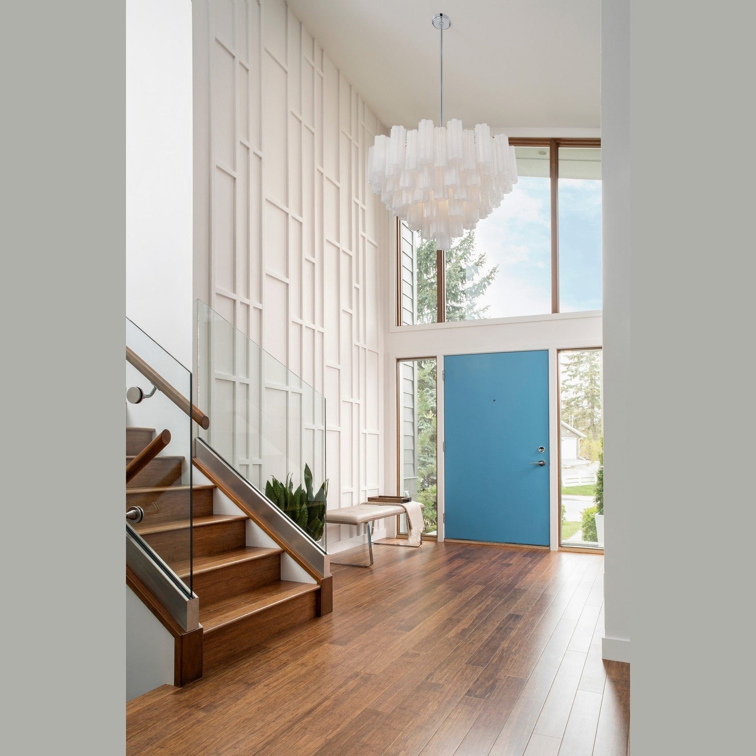 Crystorama - ADD-316-CH-WH - 16 Light Chandelier - Addis - Polished Chrome