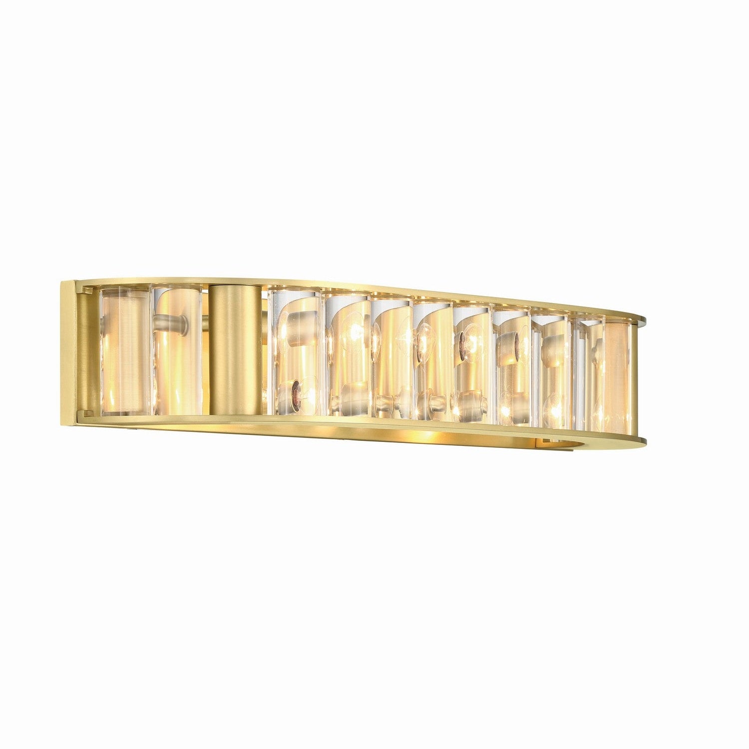 Crystorama - FAR-6005-AG - Four Light Bath - Farris - Aged Brass