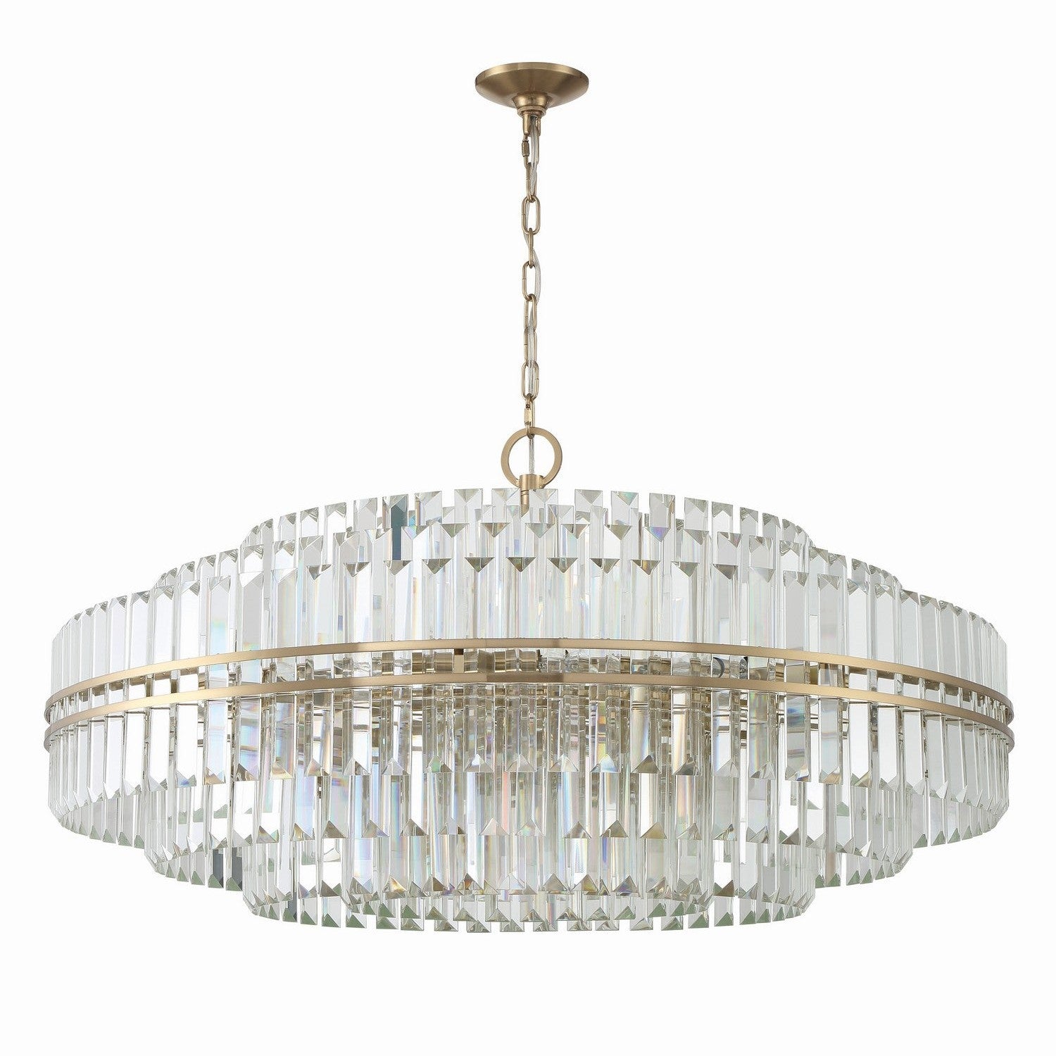 Crystorama - HAY-1409-AG - 32 Light Chandelier - Hayes - Aged Brass