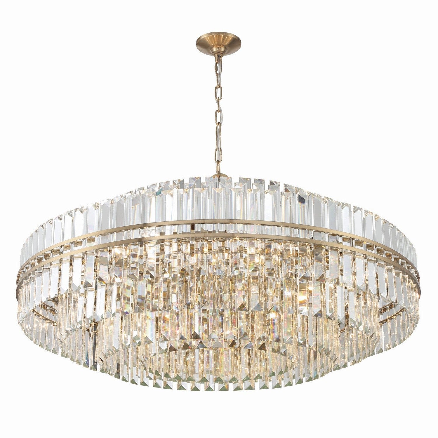 Crystorama - HAY-1409-AG - 32 Light Chandelier - Hayes - Aged Brass