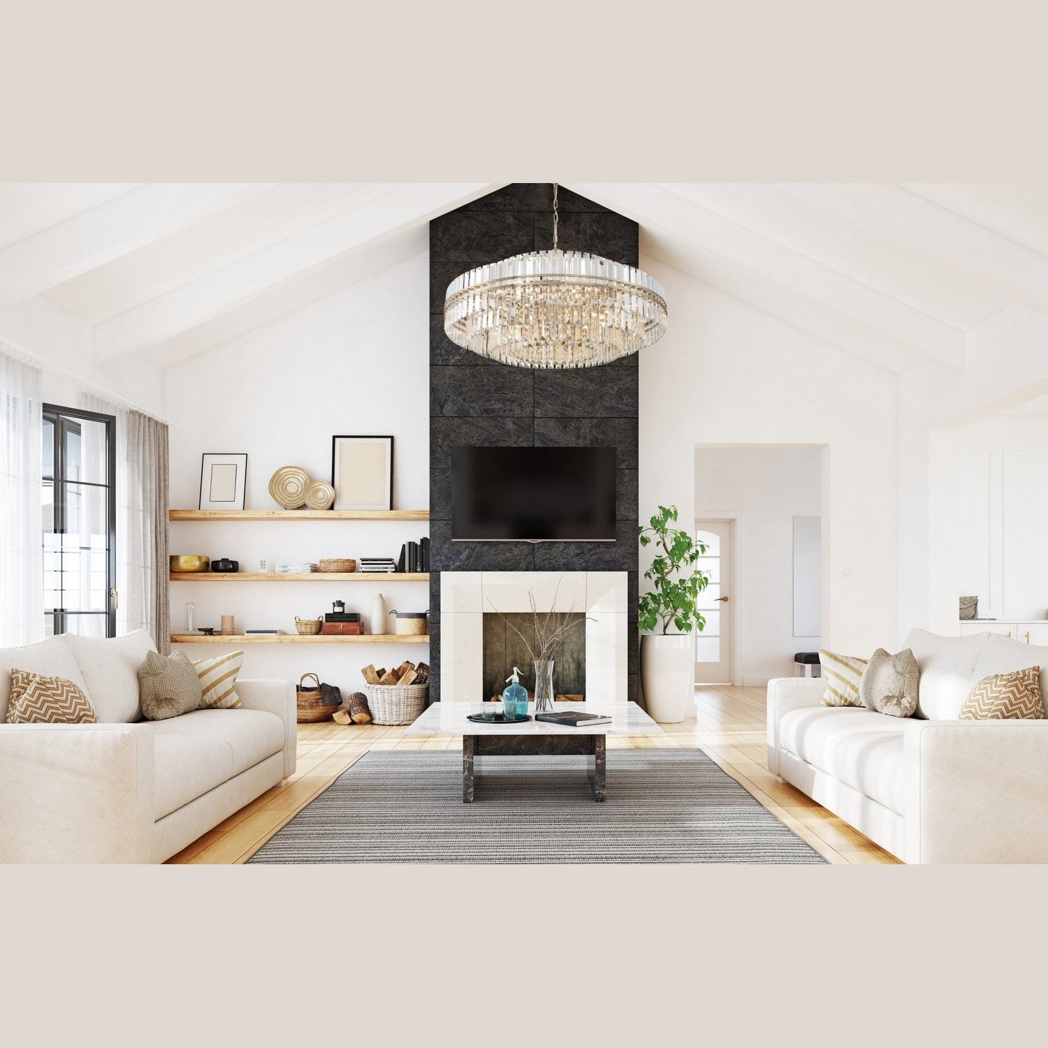 Crystorama - HAY-1409-AG - 32 Light Chandelier - Hayes - Aged Brass