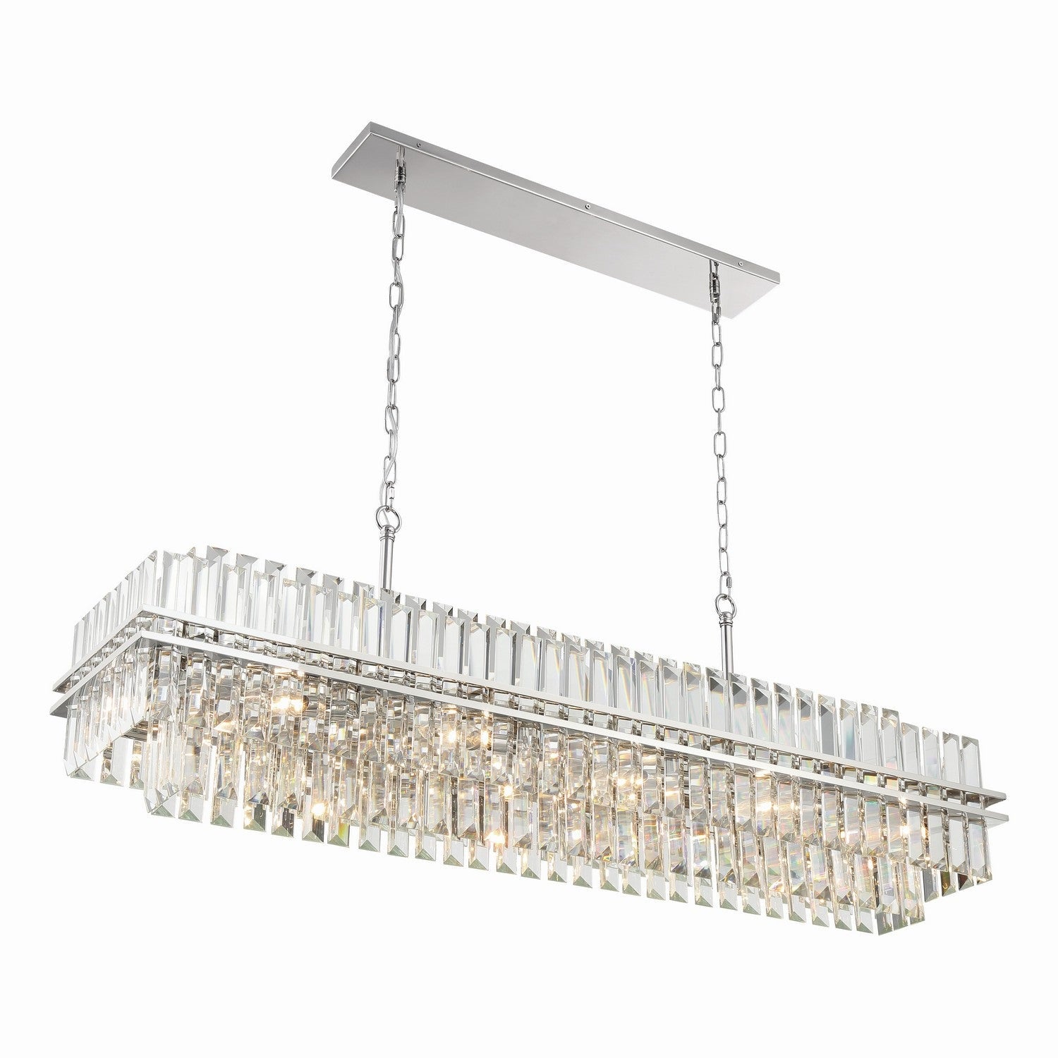 Crystorama - HAY-1417-PN - 16 Light Chandelier - Hayes - Polished Nickel