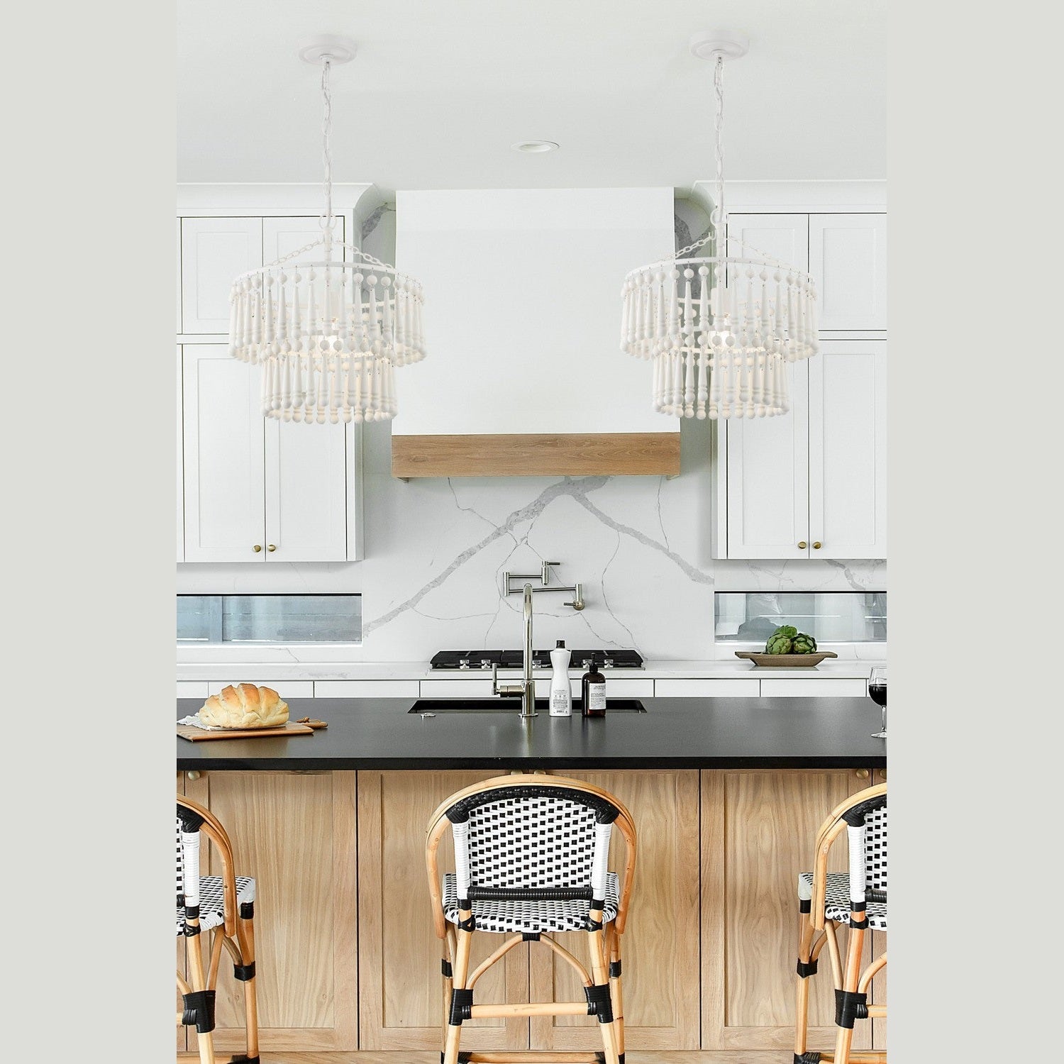 Crystorama - TIA-7100-MT - One Light Pendant - Tiana - Matte White