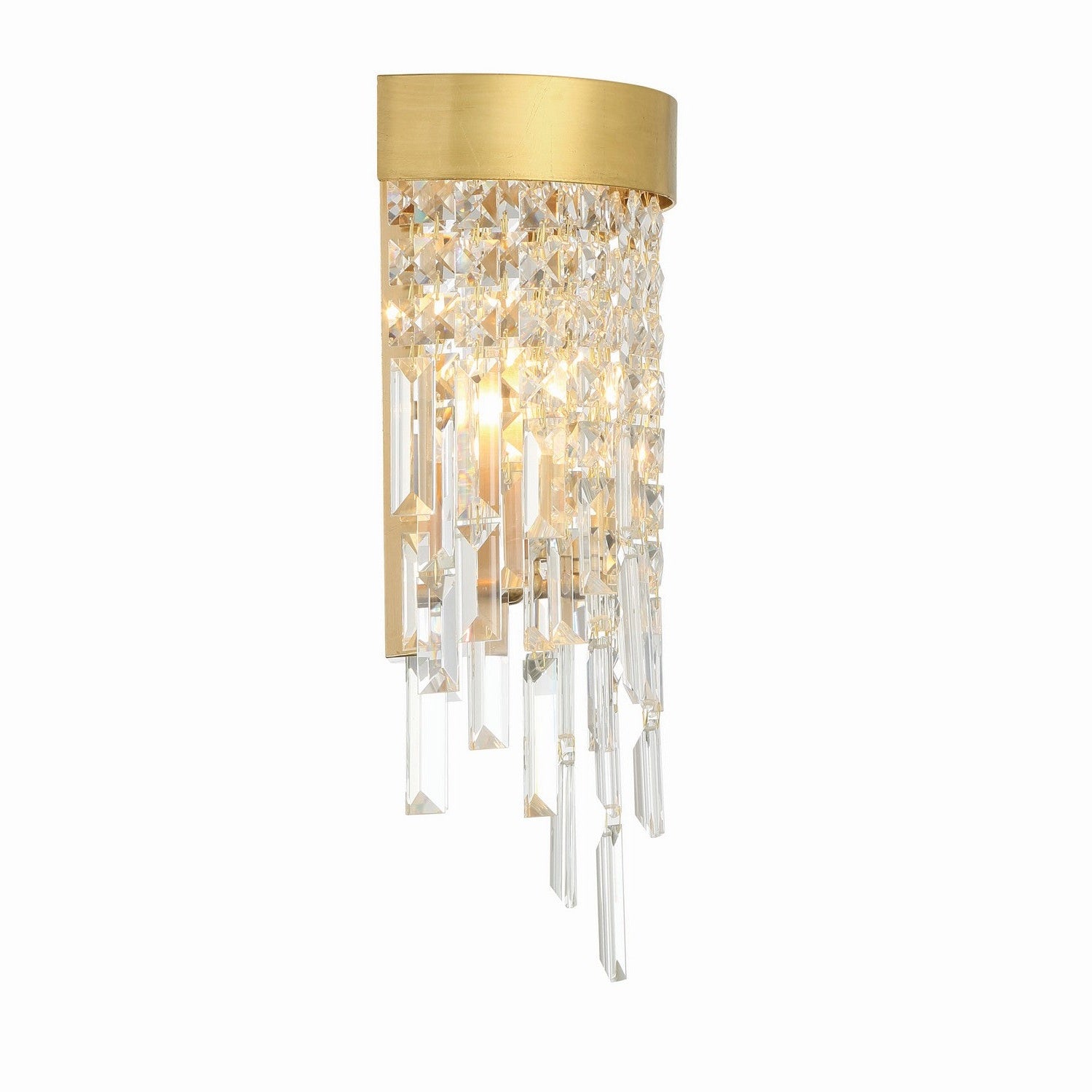 Crystorama - WIN-212-GA-CL-MWP - Two Light Wall Sconce - Winfield - Antique Gold