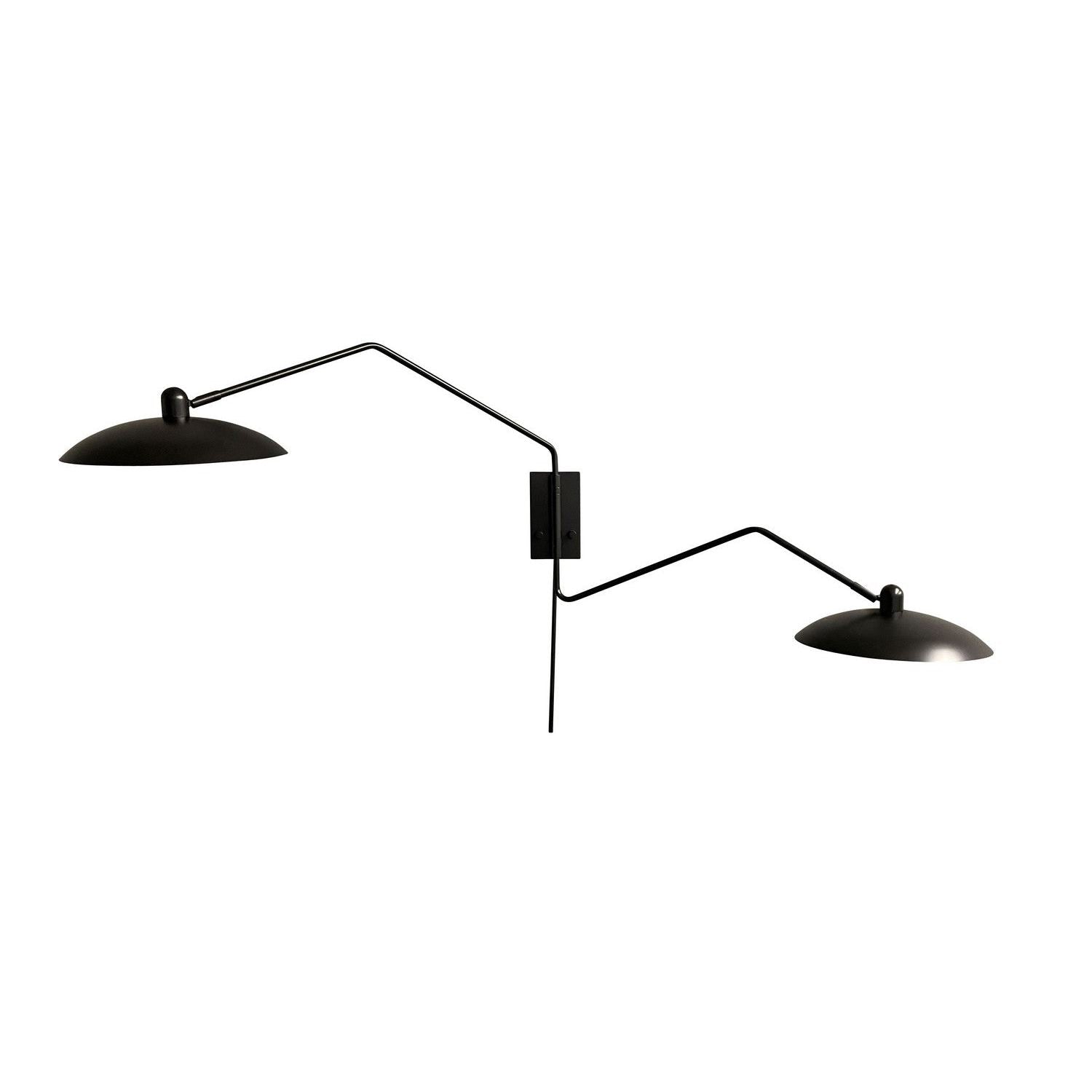 House of Troy - RL276-2-BLK - LED Wall Swing Lamp - Ridgeline - Black