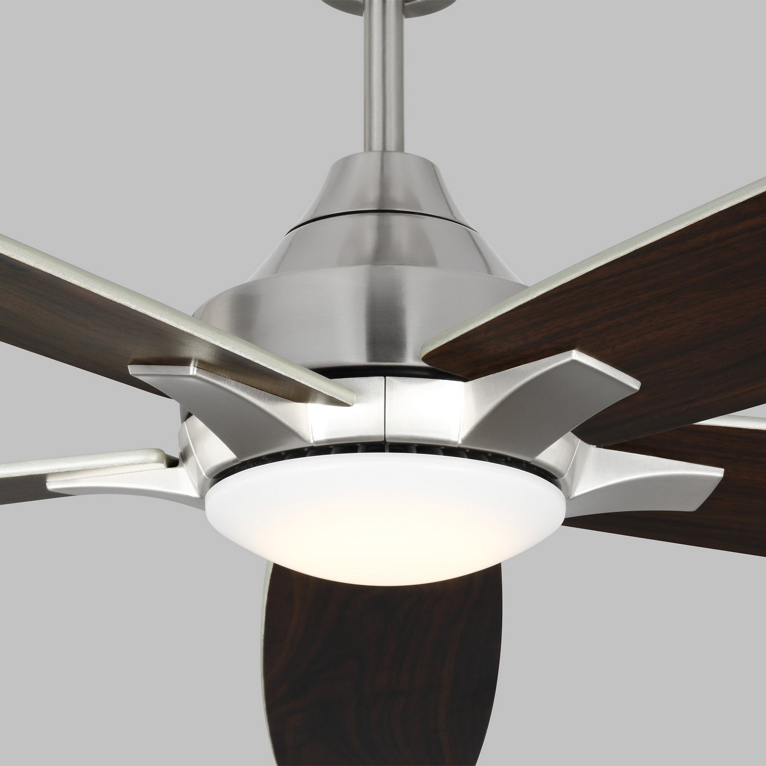 Generation Lighting - 5LWDSM60BSD - 60" Ceiling Fan - Lowden - Brushed Steel